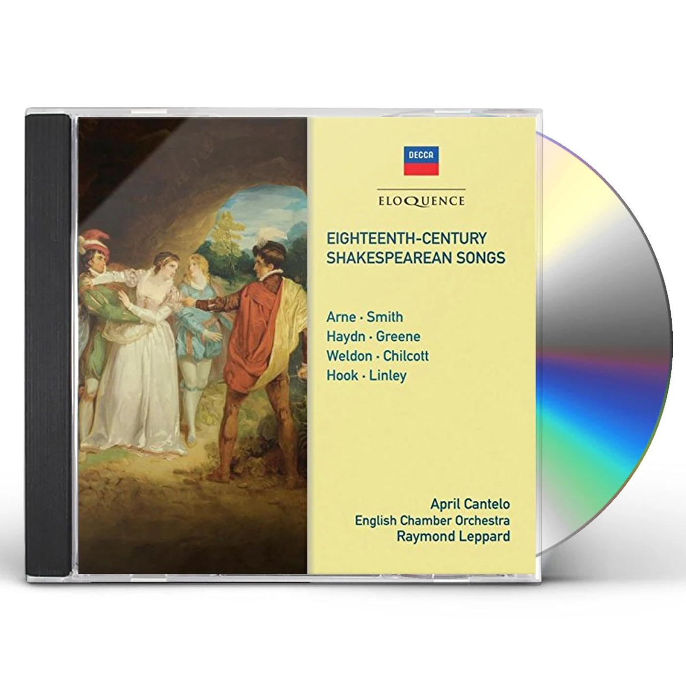 April Cantelo 18TH CENTURY SHAKESPEAREAN SONGS CD
