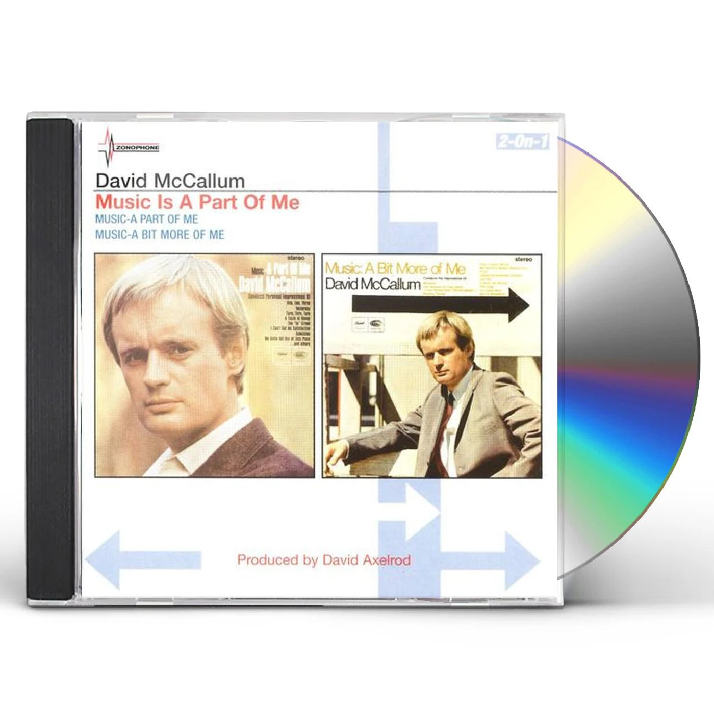 David McCallum MUSIC - A PART OF ME - MUSIC - A BIT MORE OF ME CD
