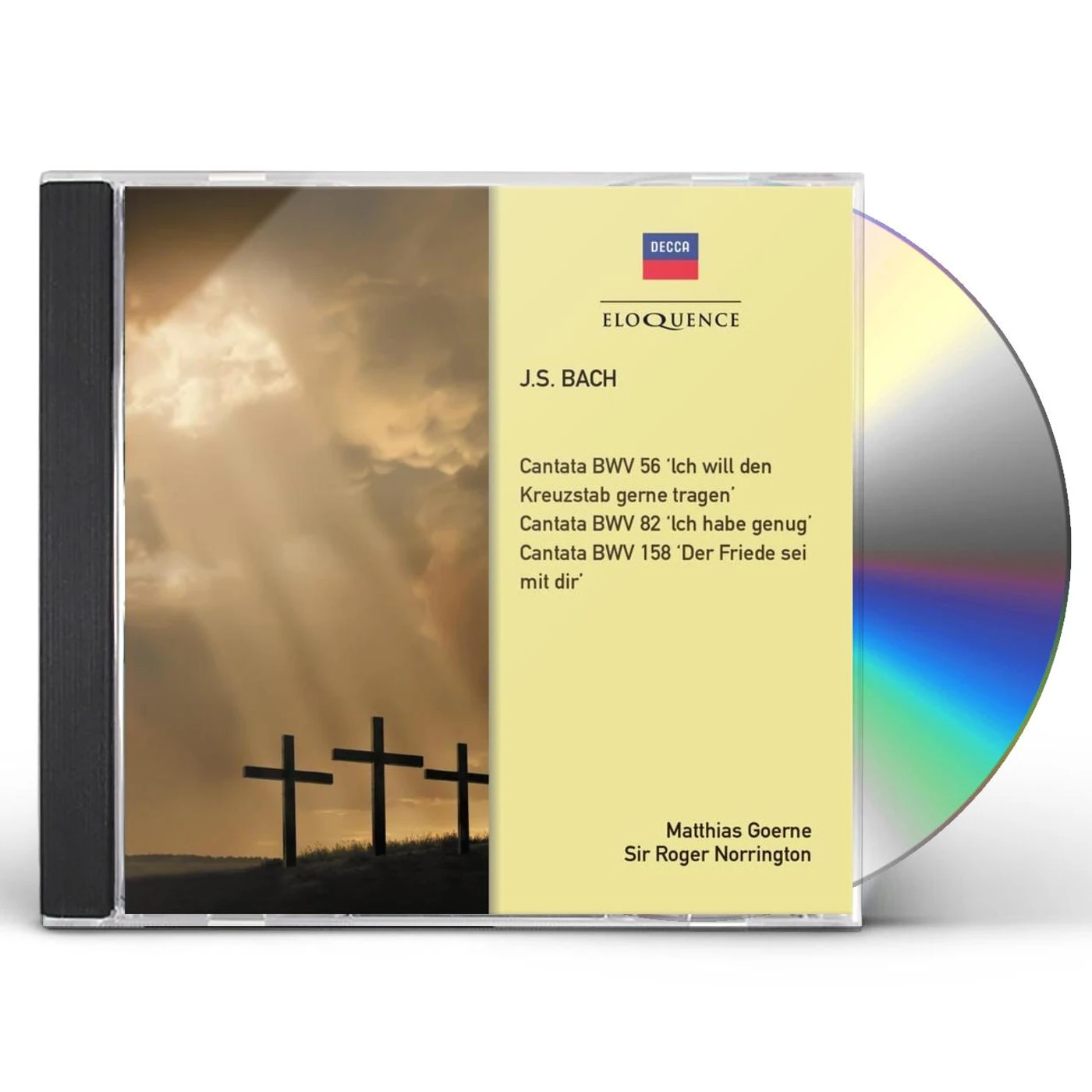 Matthias Goerne JS BACH: CANTATA BWV 82 CANTATA BWV 35 SINFONIA CD