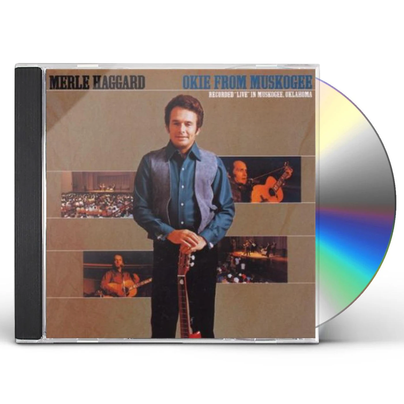 Merle Haggard OKIE FROM MUSKOGEE: LIVE CD