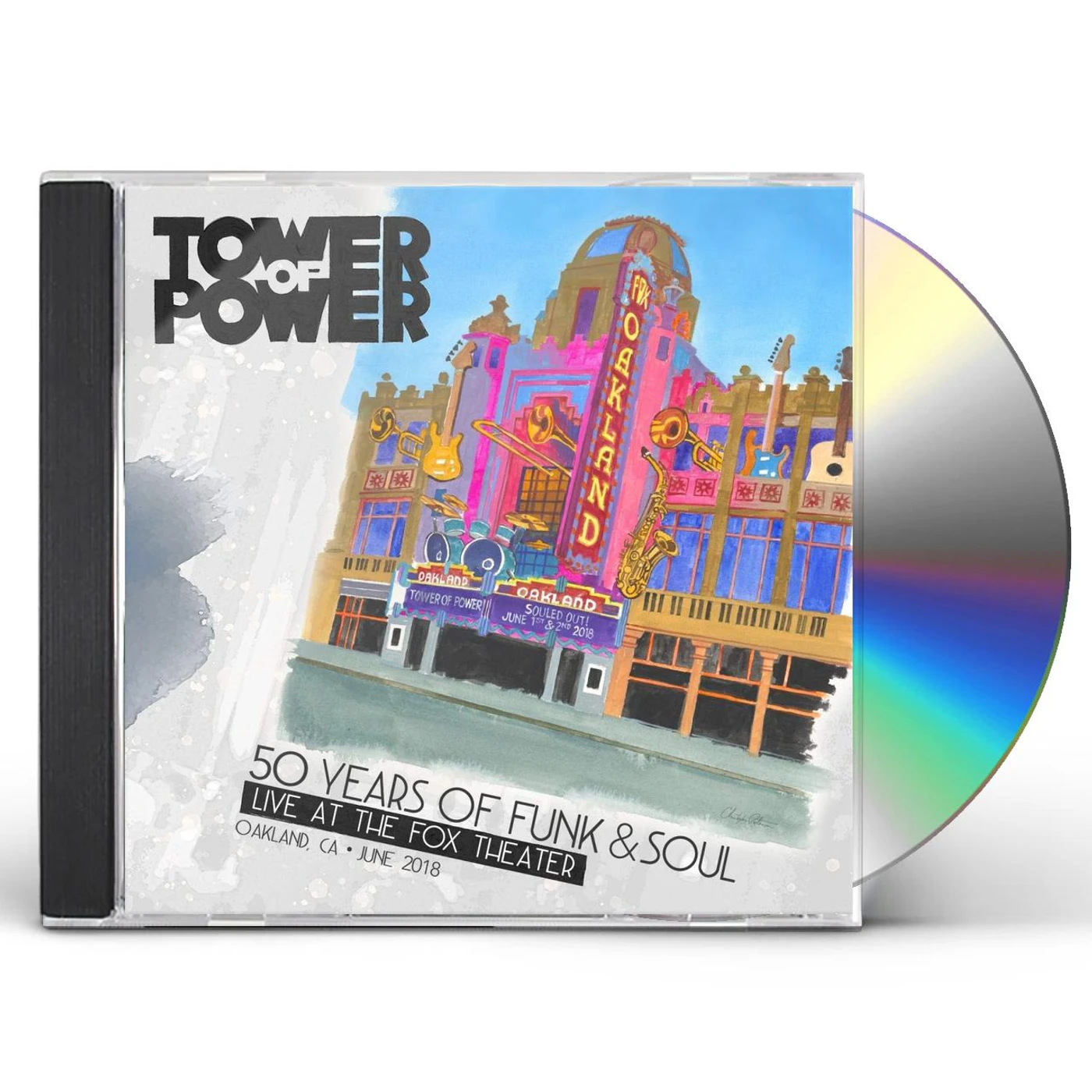 Tower Of Power 50 YEARS OF FUNK & SOUL: LIVE AT THE FOX THEATER - OAKLAND, CA - JUNE 2018 CD