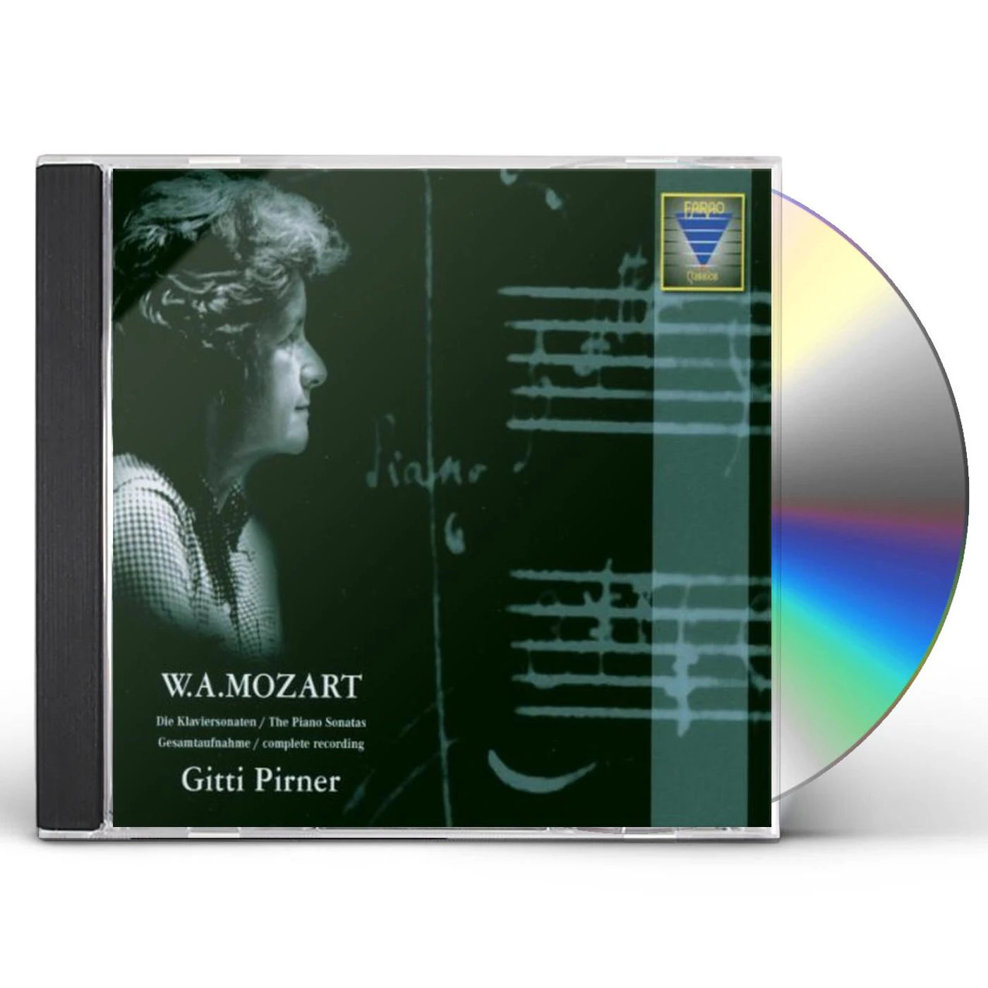 Wolfgang Amadeus Mozart COMPLETE PNO SONS CD