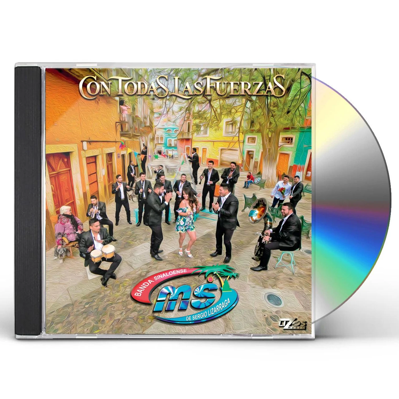 Banda Sinaloense MS de Sergio Lizárraga CON TODAS LAS FUERZAS CD