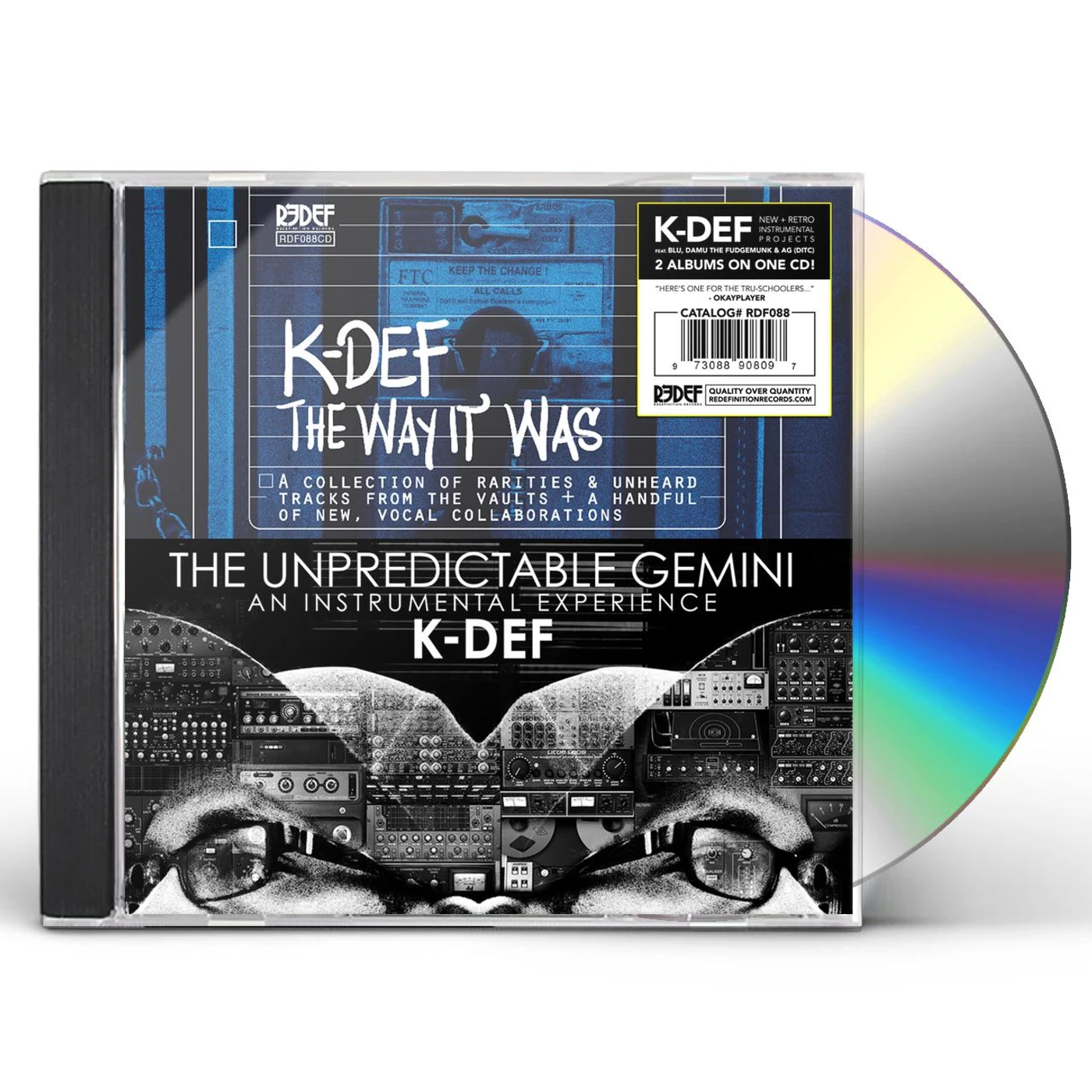 K-DEF UNPREDICTABLE GEMINI / THE WAY IT WAS CD