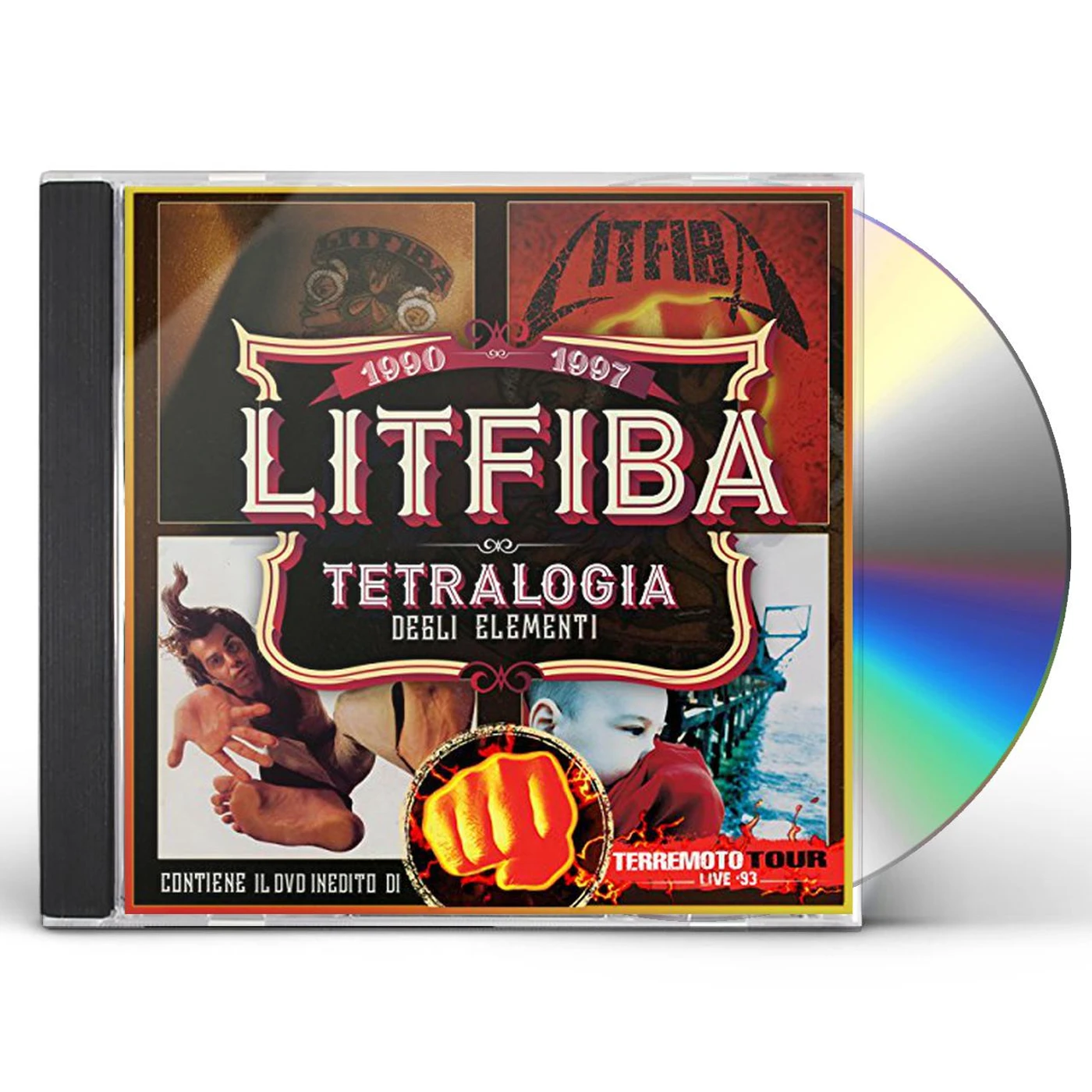 Litfiba TETRALOGIA DEGLI ELEMENTI LIVE CD