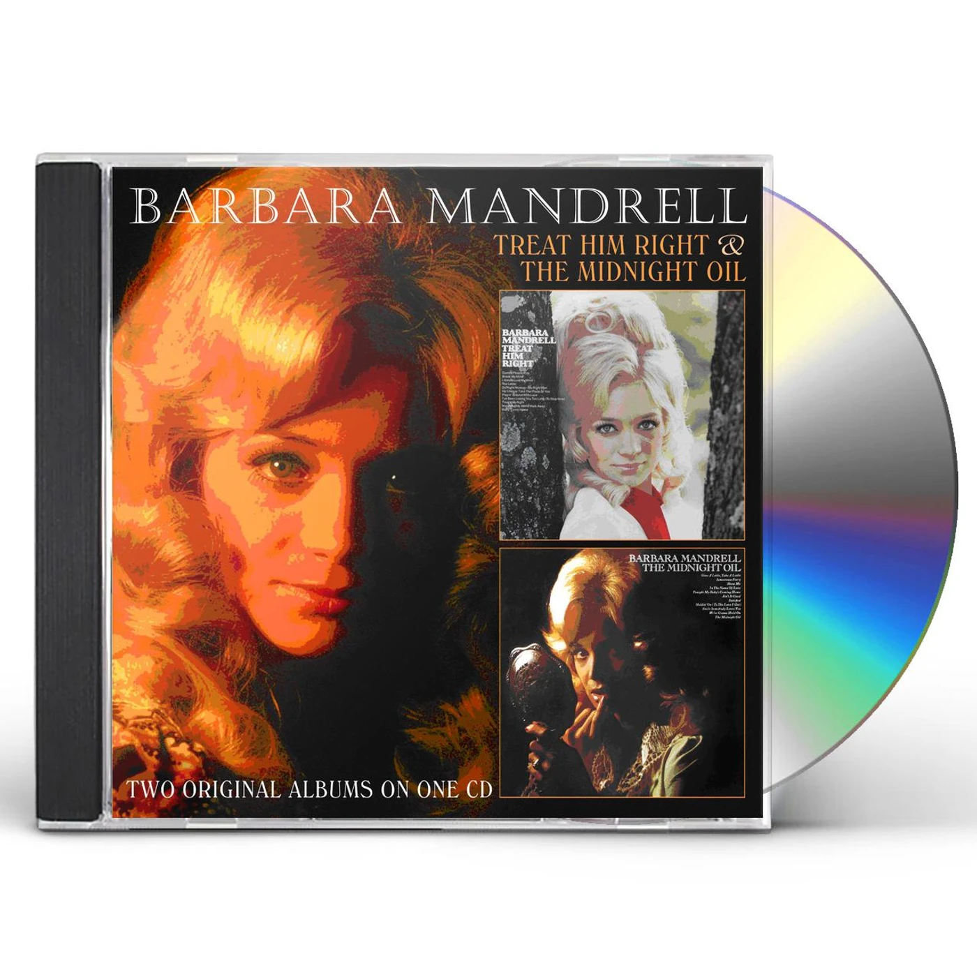 Barbara Mandrell TREAT HIM RIGHT / MIDNIGHT OIL CD