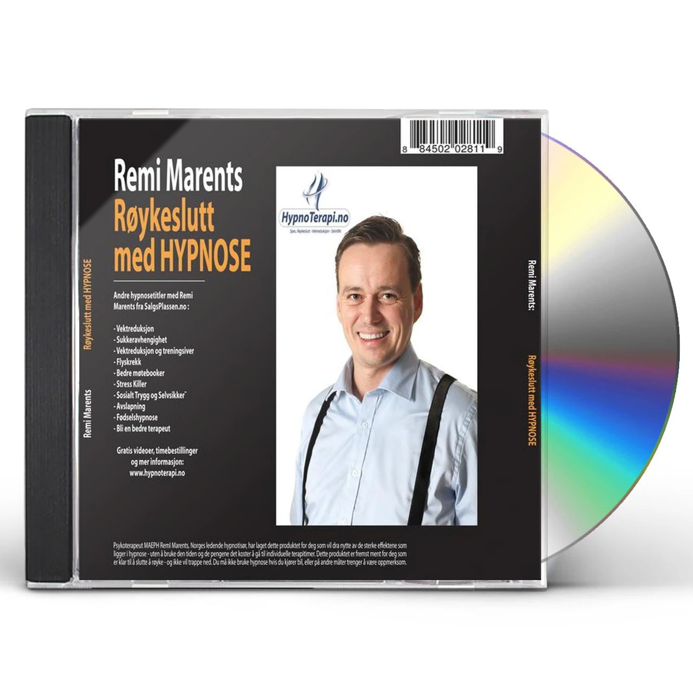 Remi Marents ROYKESLUTT MED HYPNOSE CD
