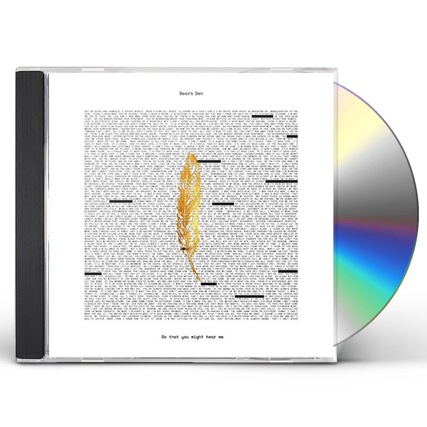 Bear's Den SO YOU MIGHT HEAR CD