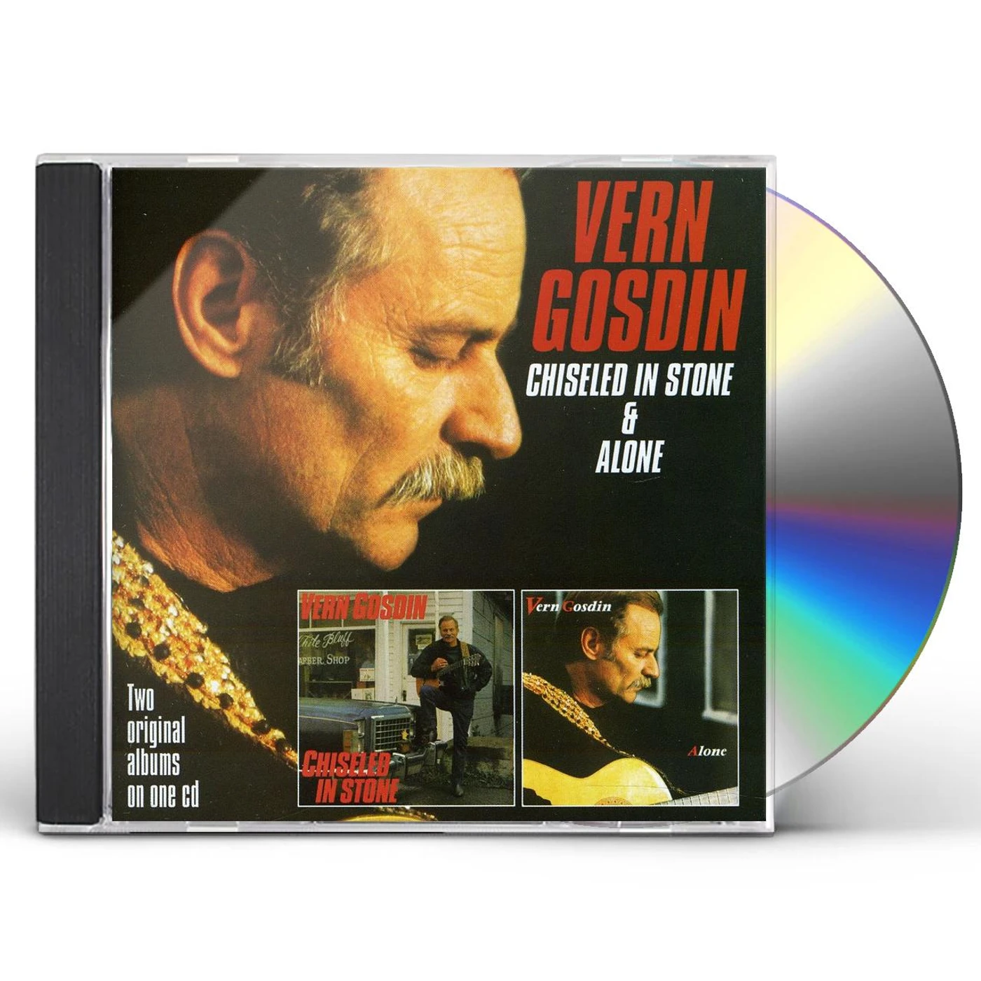 Vern Gosdin CHISELED IN STONE / ALONE CD