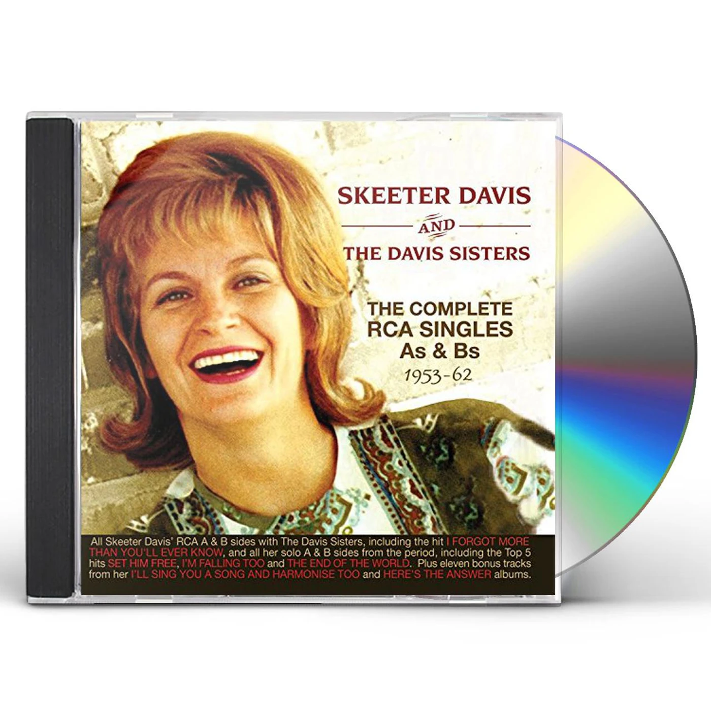 Skeeter Davis COMPLETE RCA SINGLES AS & BS 1953-62 CD