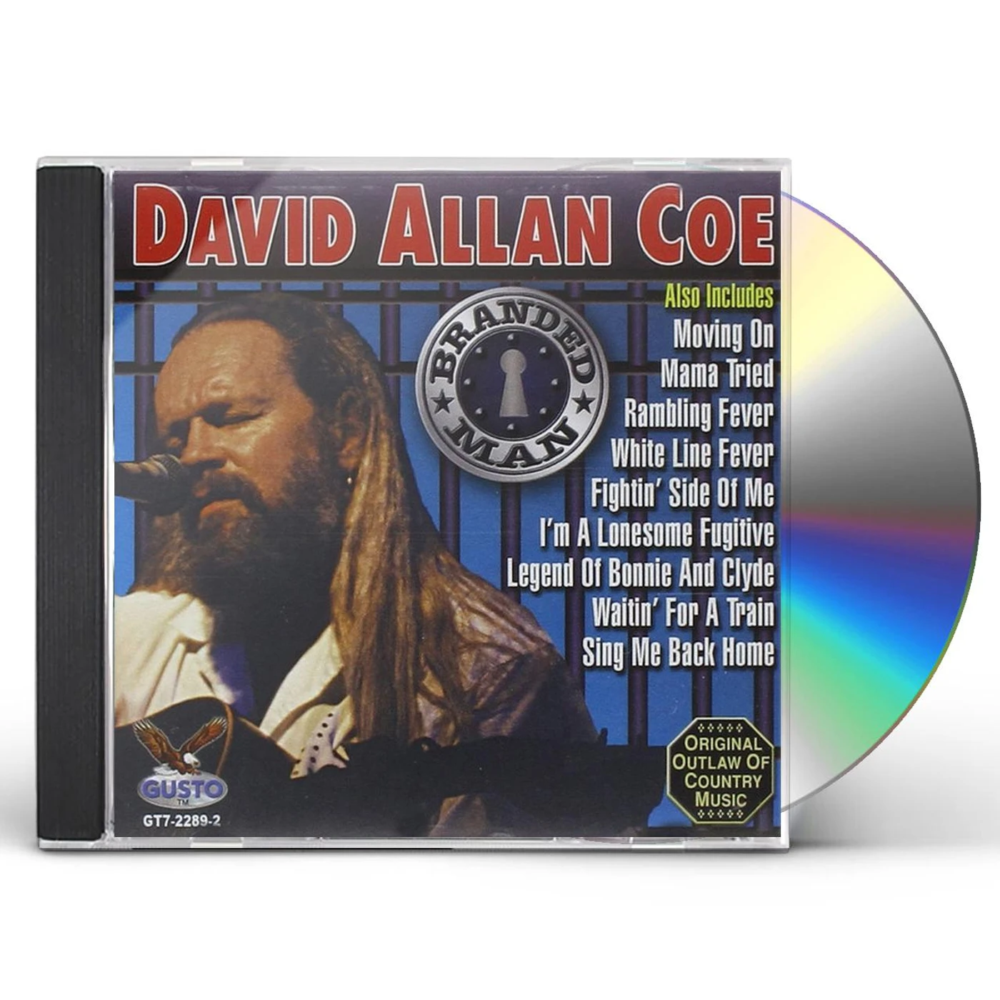 David Allan Coe BRANDED MAN CD