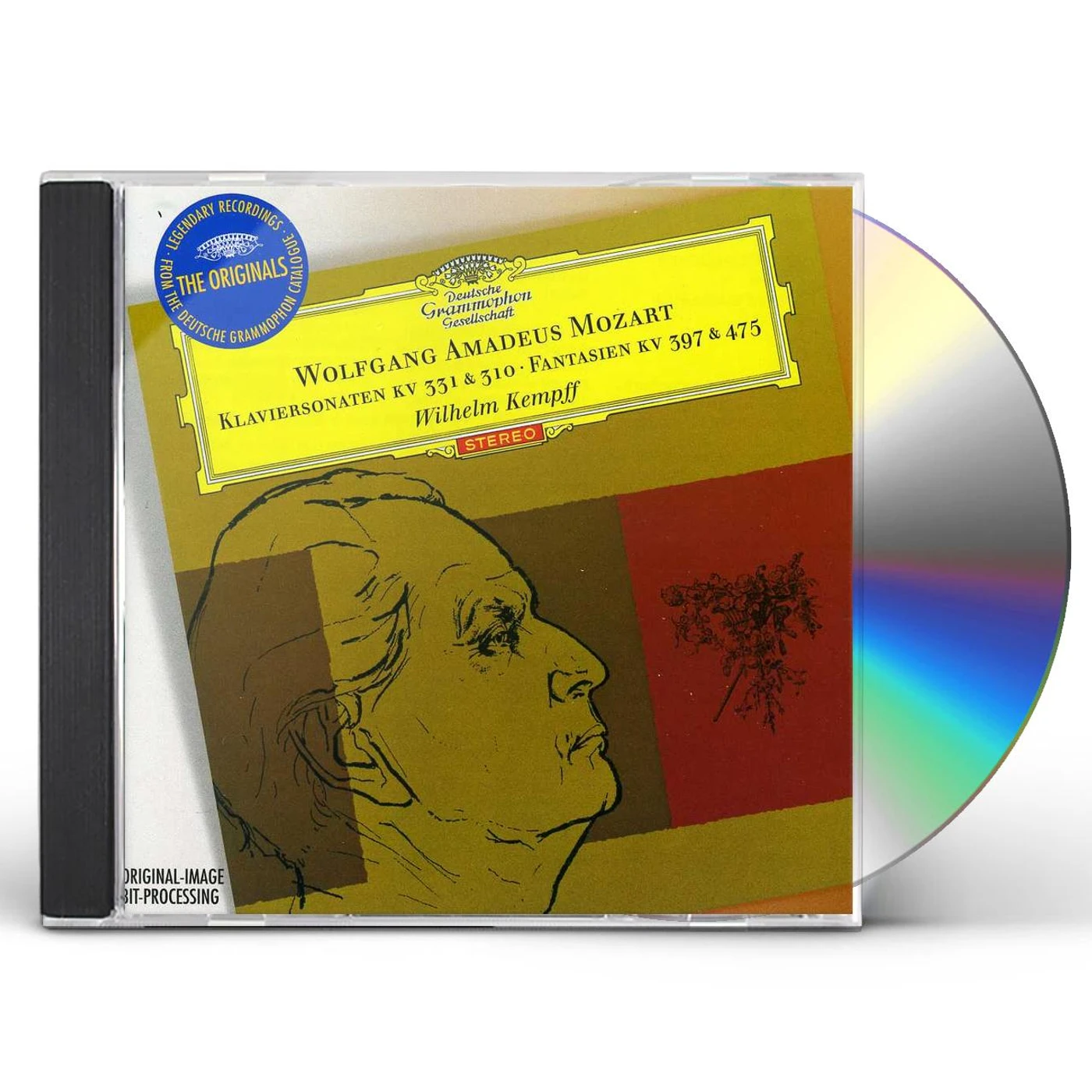 Wilhelm Kempff MOZART: PIANO SONATAS KV310 KV331 FANTASIAS KV397 CD