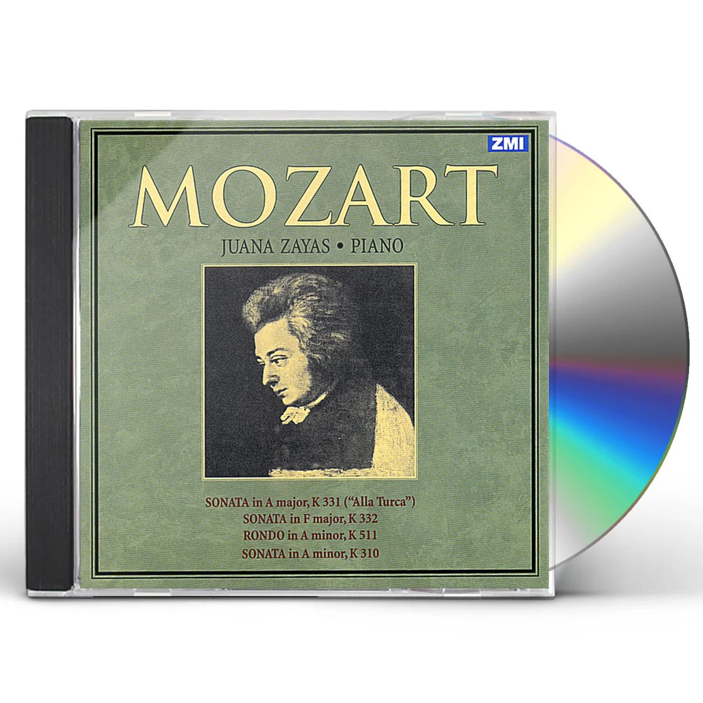 JUANA ZAYAS PLAYS MOZART CD