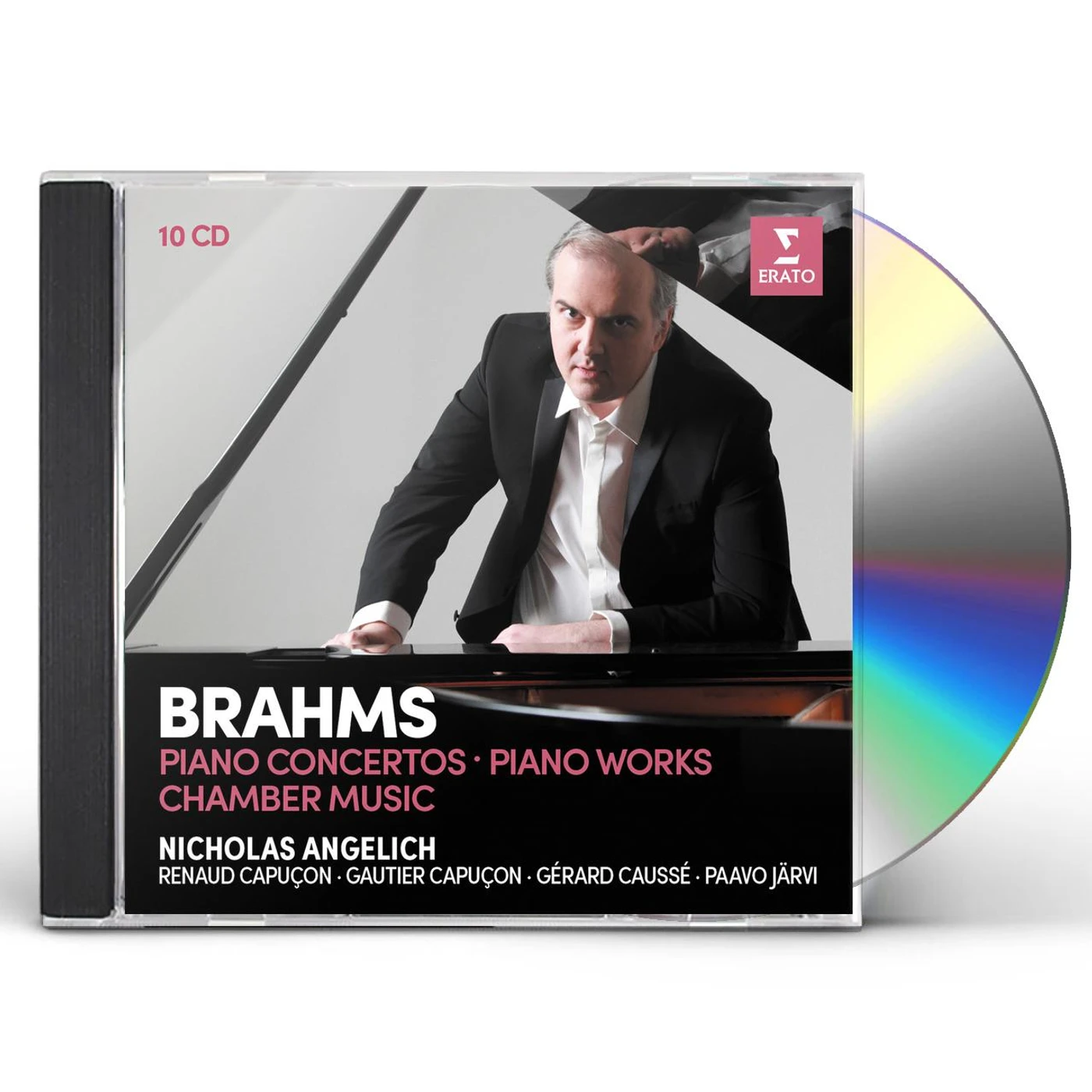 Nicholas Angelich BRAHMS PIANO CONCERTOS PIANO WORKS - VIOLIN CD