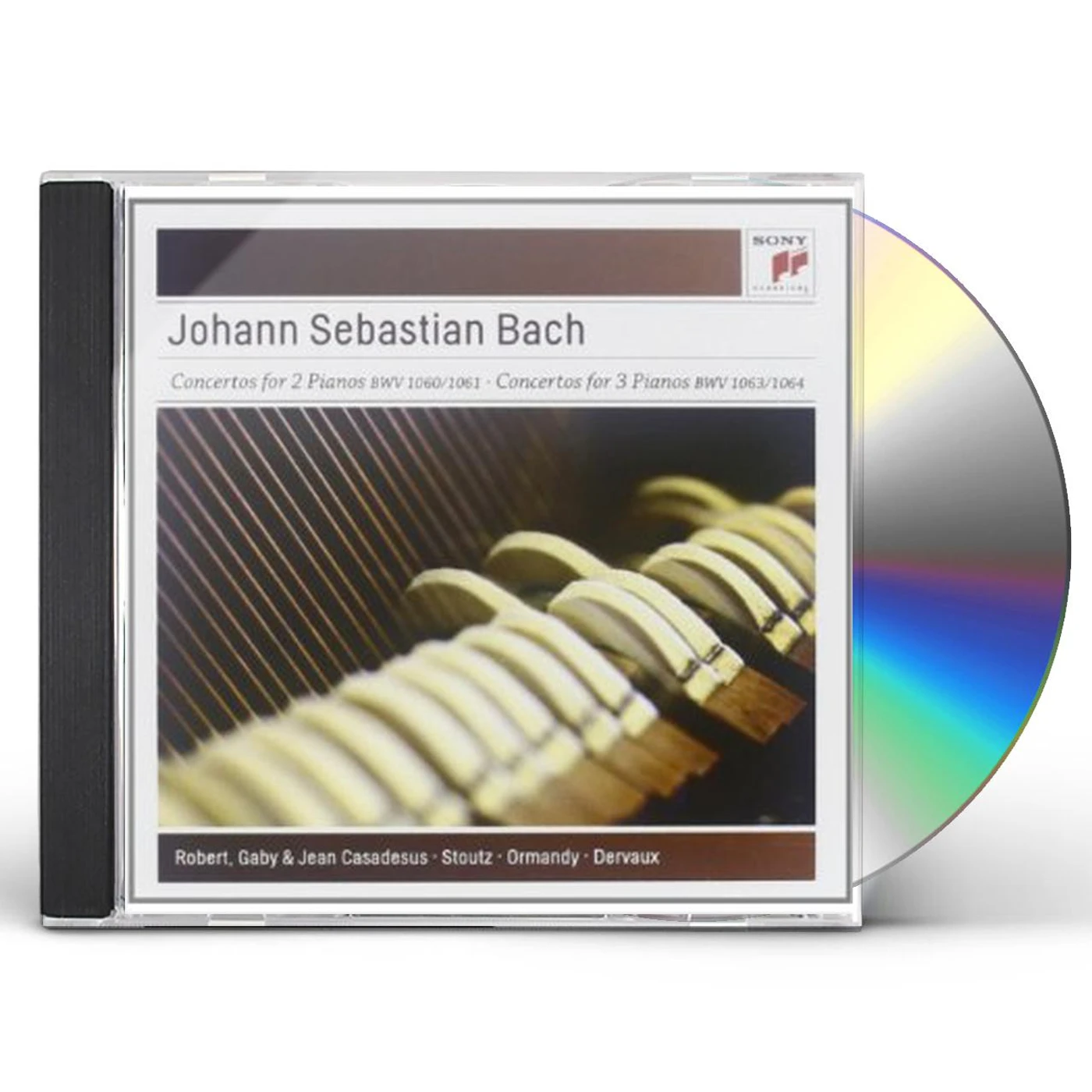 J.S. Bach CONCERTOS FOR TWO & THREE PIANOS CD