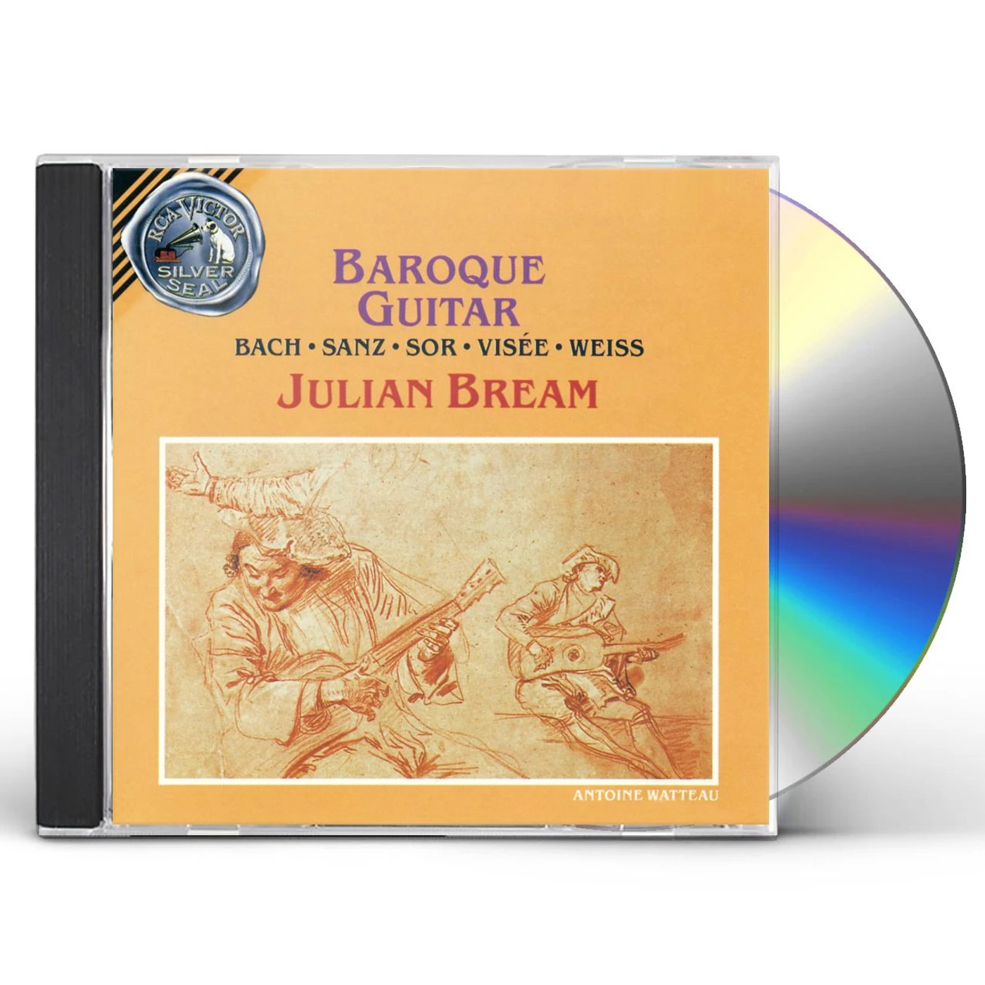 Julian Bream BAROQUE GUITAR CD