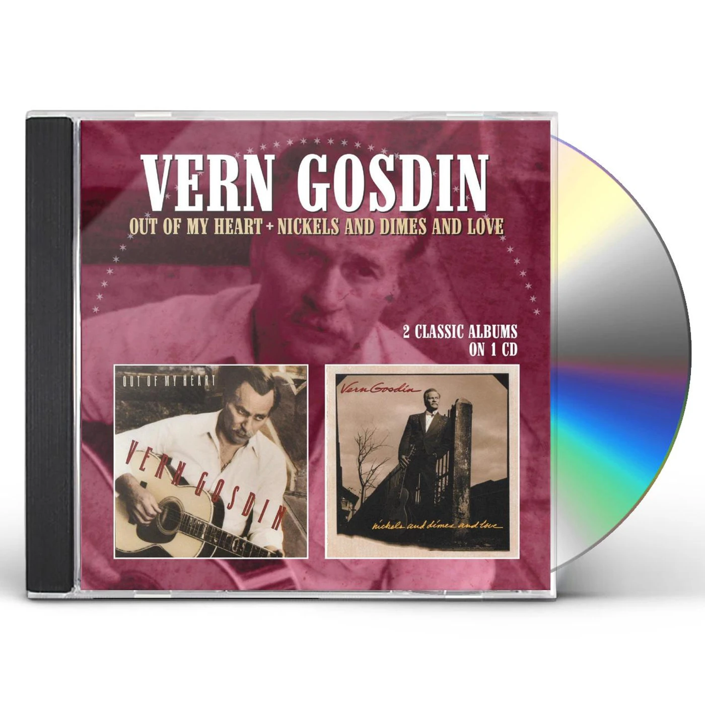 Vern Gosdin OUT OF MY HEART / NICKELS & DIMES & LOVE CD