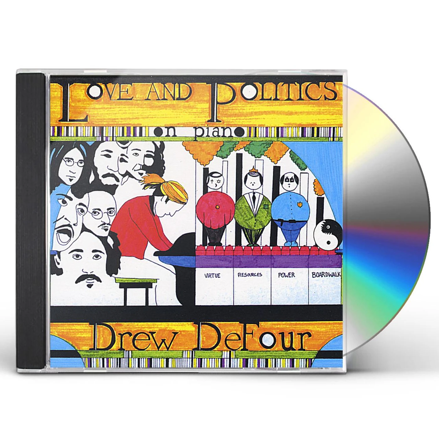 Drew De Four LOVE & POLITICS ON A PIANO CD