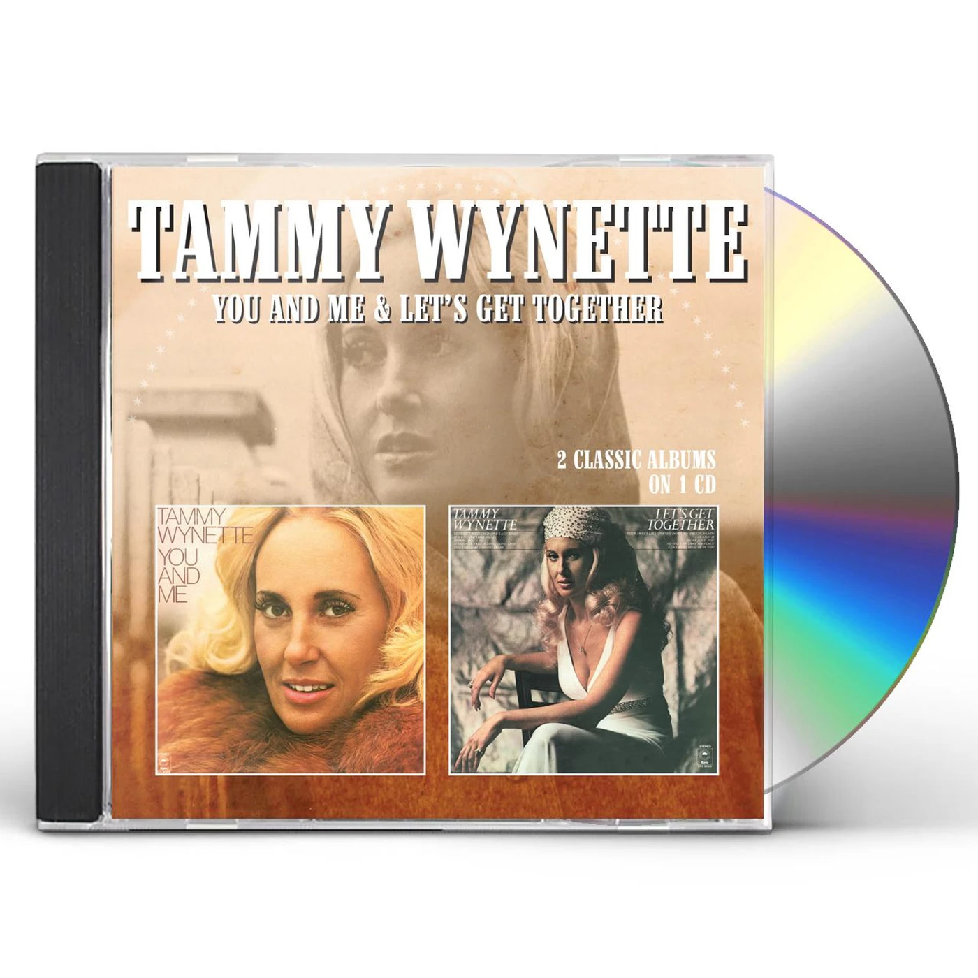 Tammy Wynette YOU AND ME / LET'S GET TOGETHER CD
