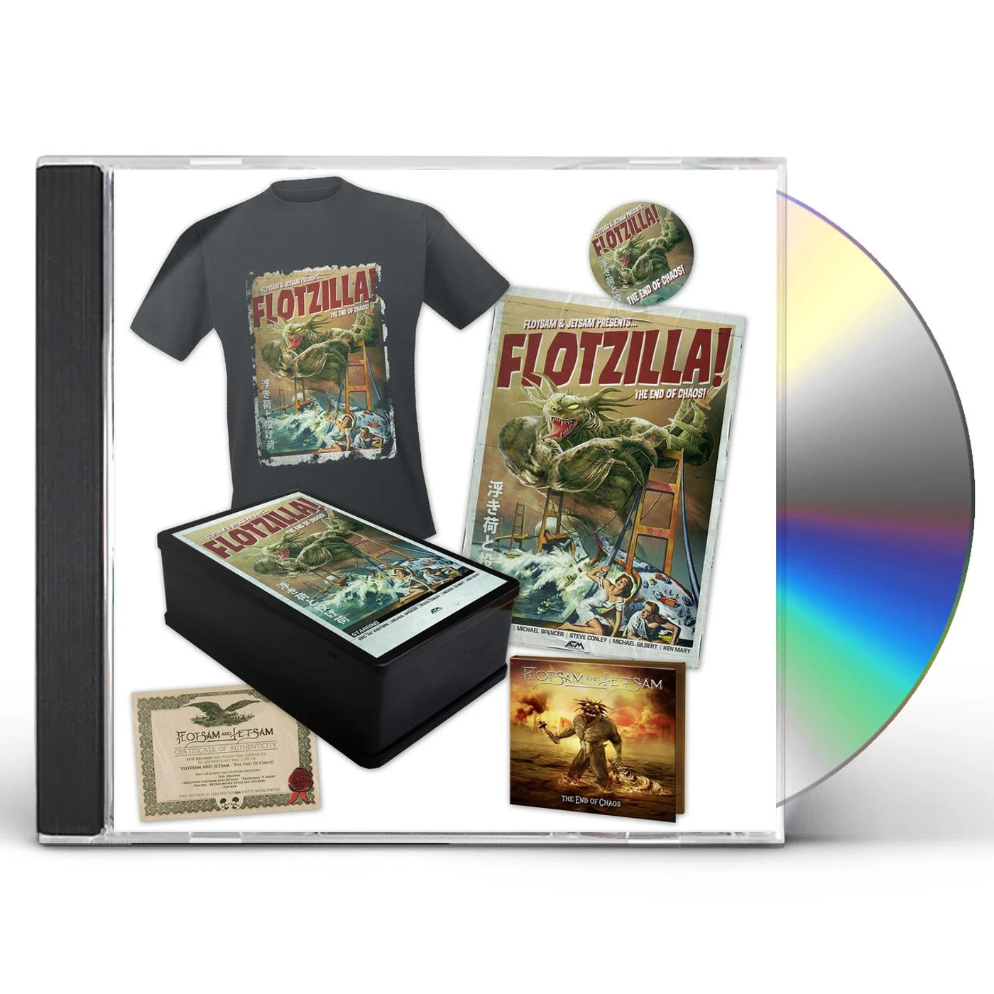 Flotsam & Jetsam THE END OF CHAOS (L SHIRT) CD