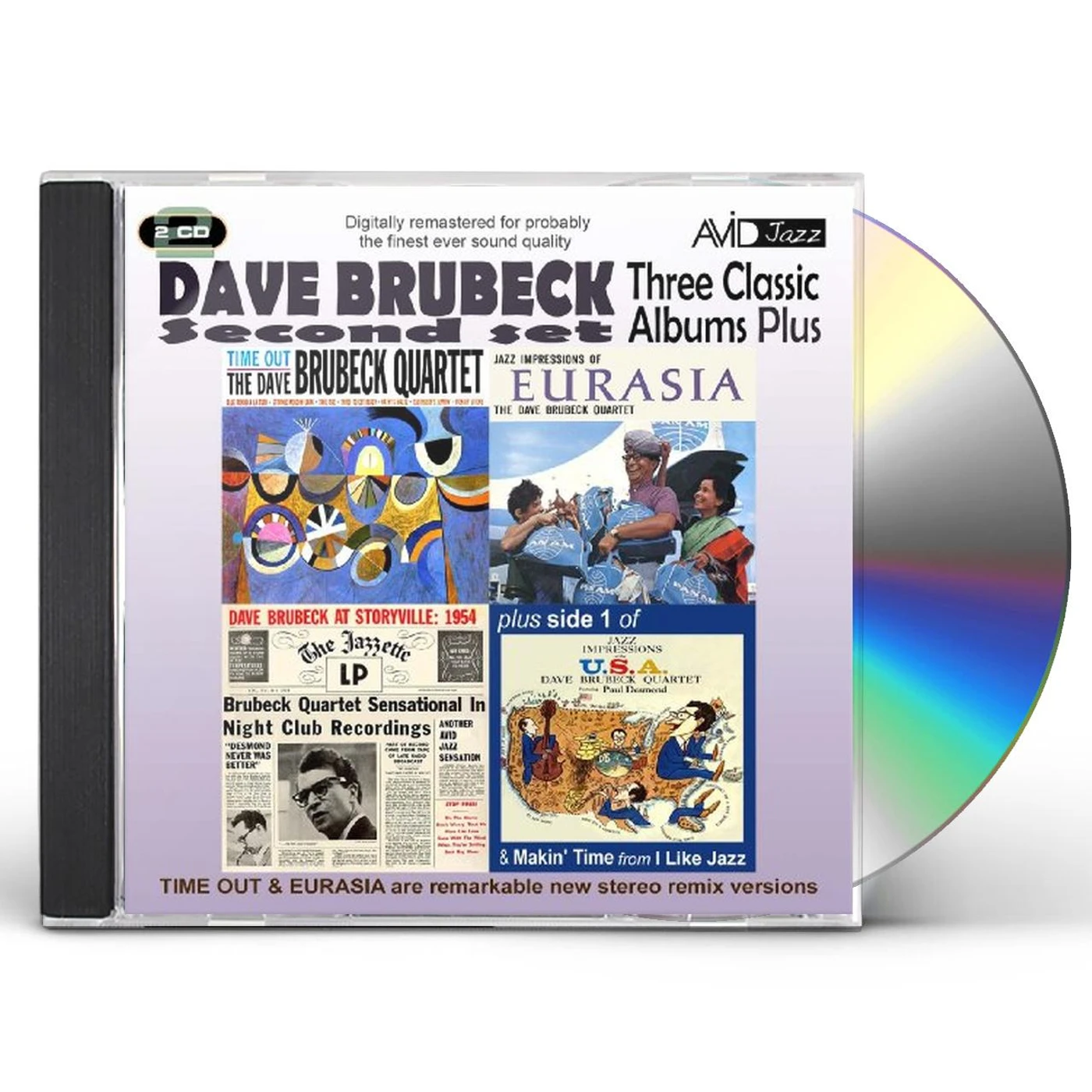 Dave Brubeck THREE CLASSIC ALBUMS PLUS CD