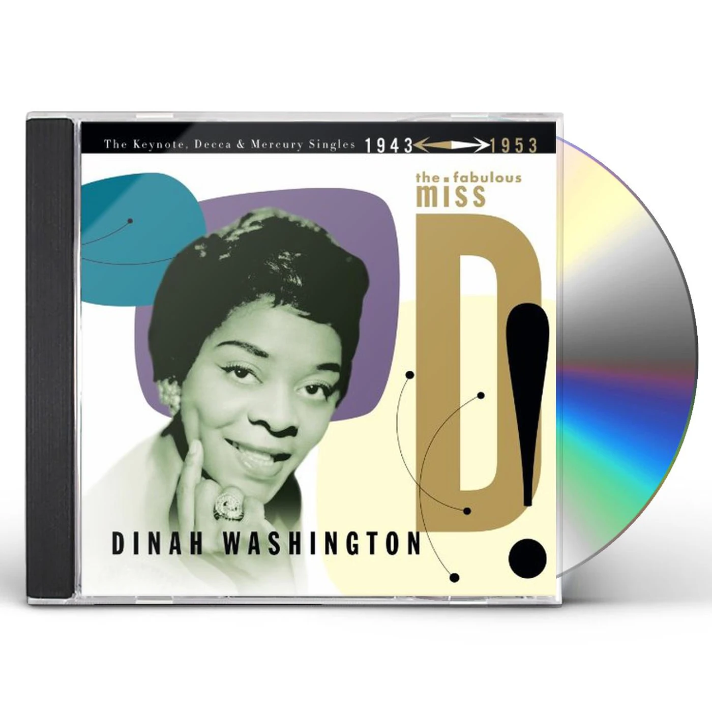 Dinah Washington FABULOUS MISS D THE KEYNOTE DECCA & MERCURY SINGLE CD