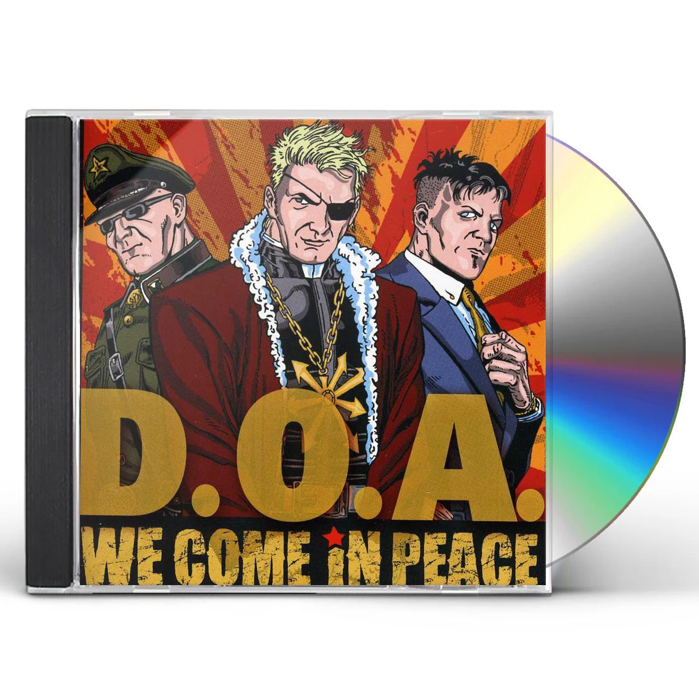 D.O.A. WE COME IN PEACE CD