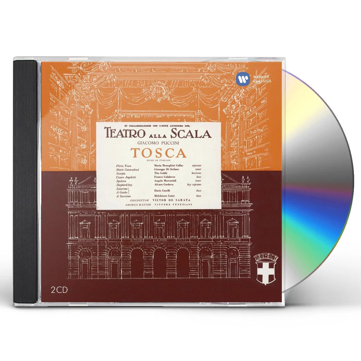 Maria Callas PUCCINI: TOSCA (1953 - DE SABA CD