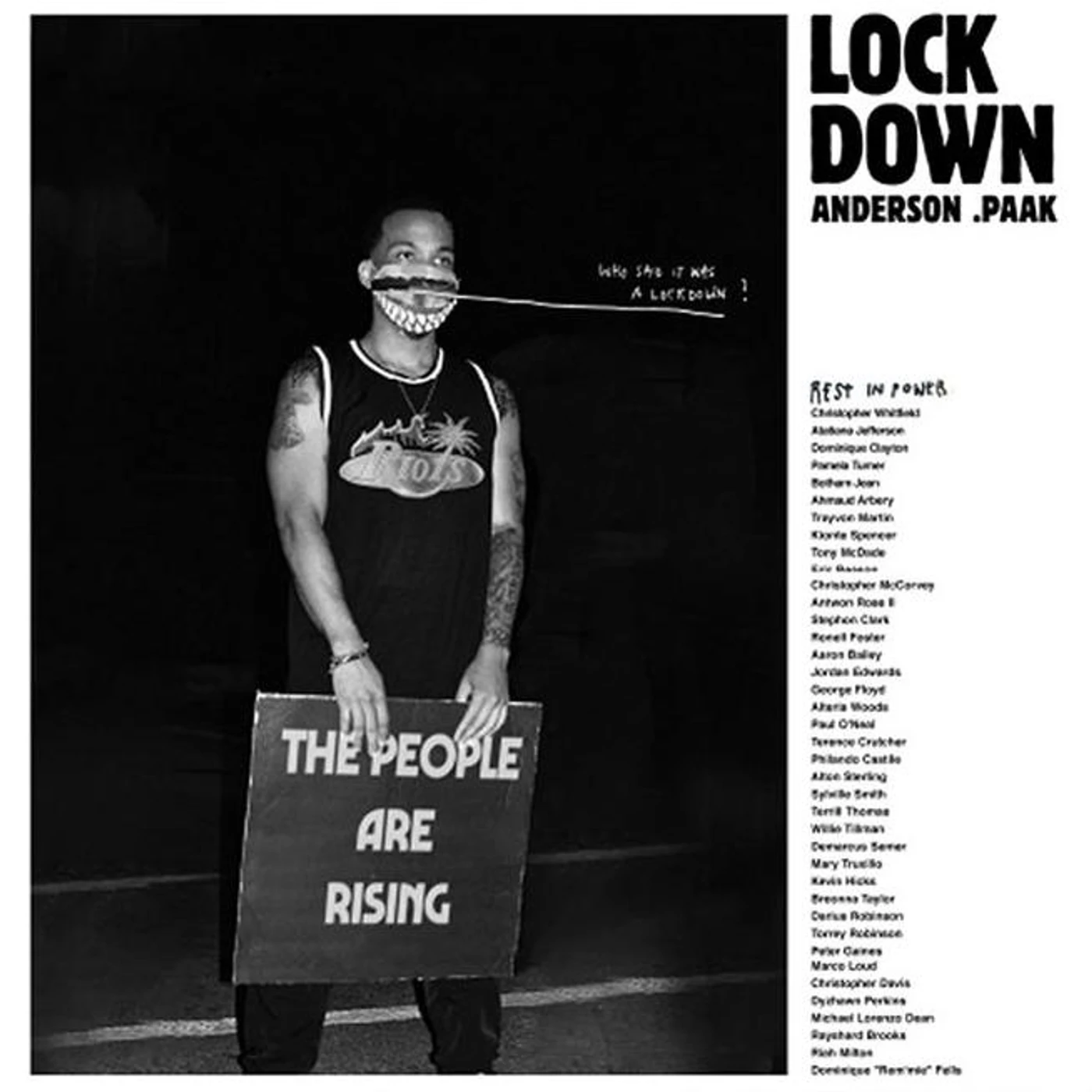 Anderson .Paak LIMITED EDITION LOCKDOWN REMIX PICTURE DISC