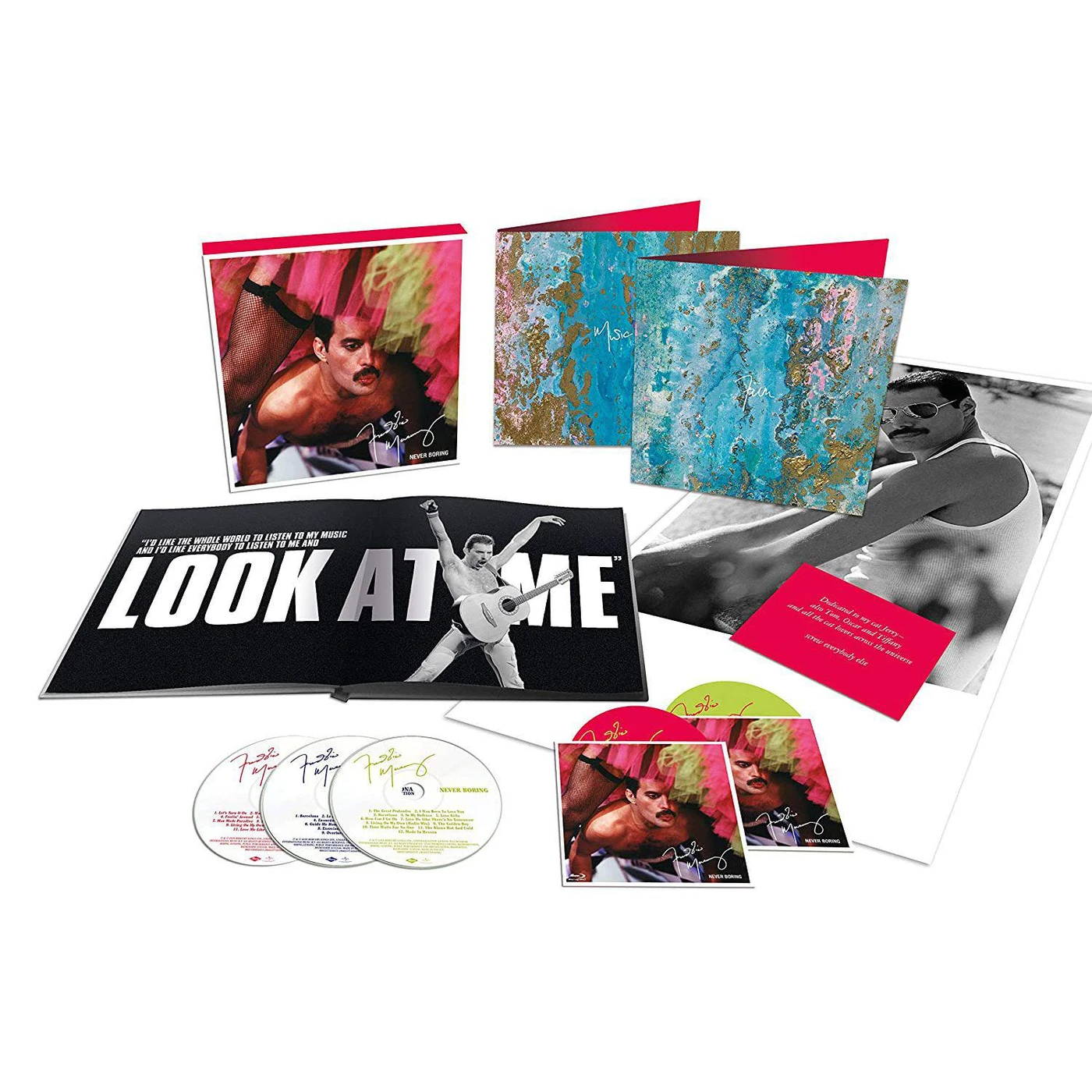 Freddie Mercury Never Boring (3 CD/DVD/Blu-ray Box Set)