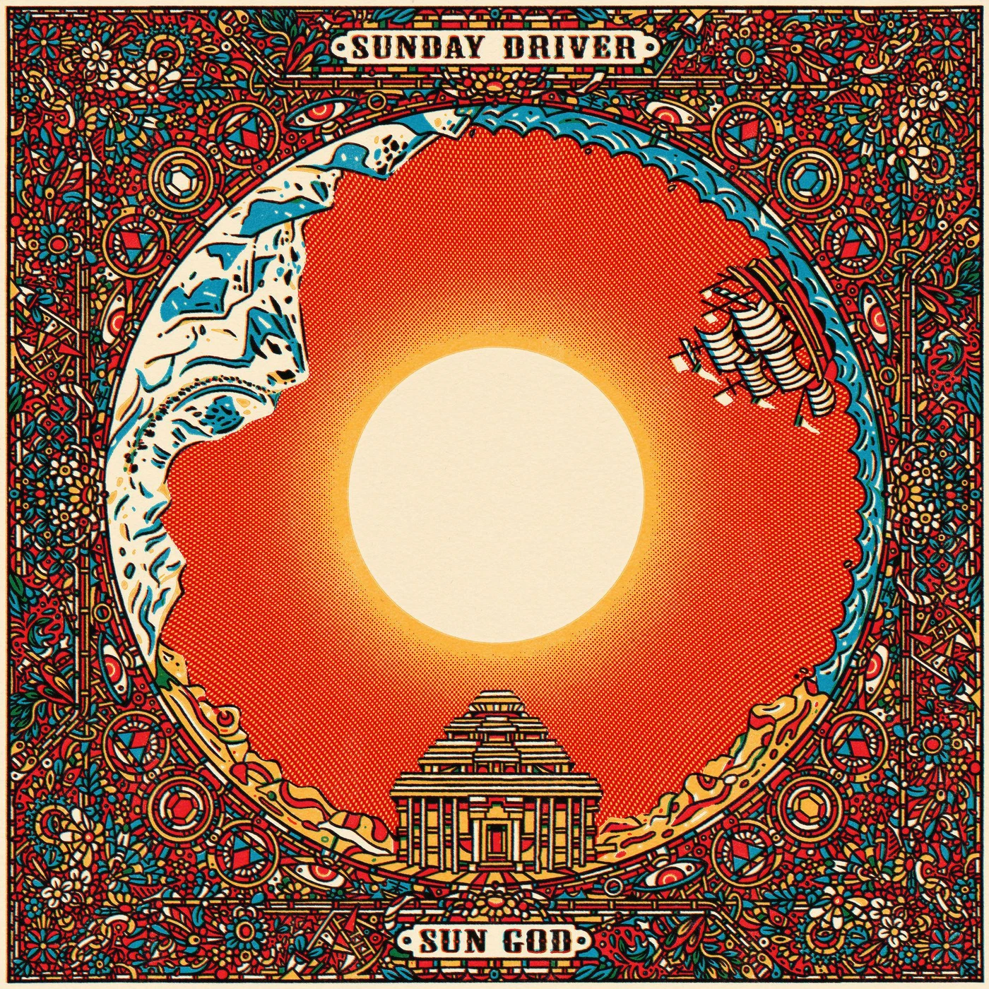 Sunday Driver Sun God (Fire Red Translucent Vinyl) Vinyl Record