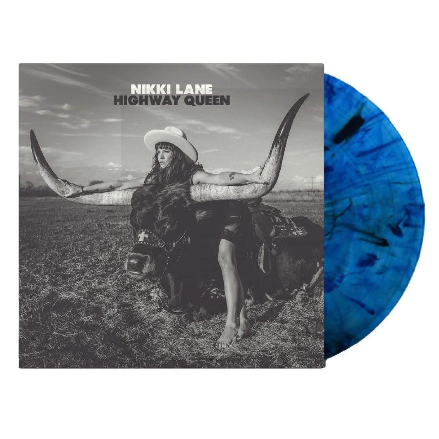 Nikki Lane HIGHWAY QUEEN (BLUE JEAN COLOR VINYL) Vinyl Record
