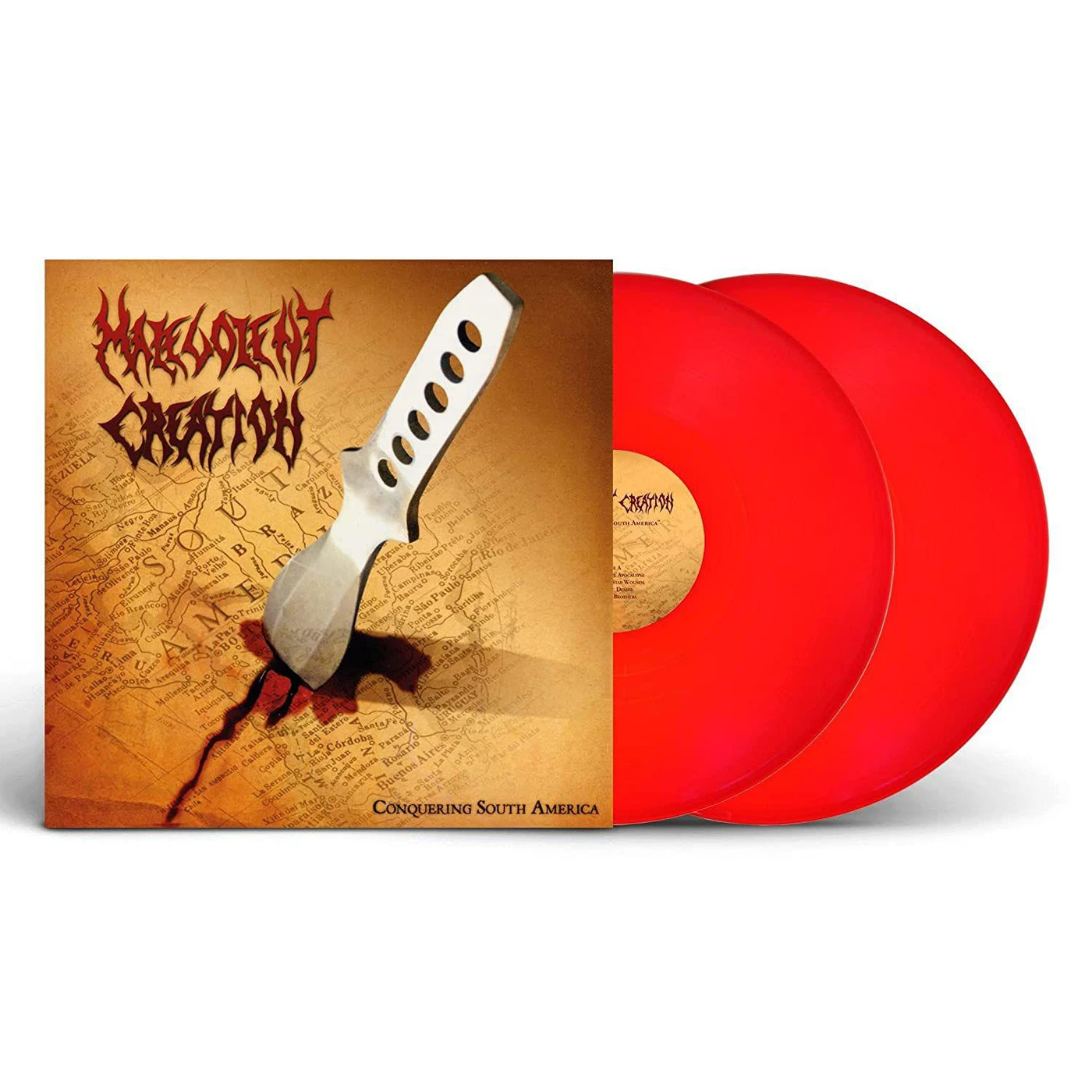 Malevolent Creation CONQUERING SOUTH AMERICA (RED VINYL) Vinyl Record