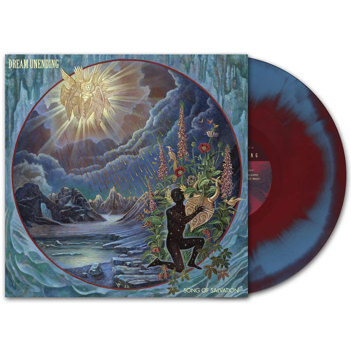 Dream Unending SONG OF SALVATION (LIMITED/AQUA BLUE & OXBLOOD MERGE VINYL) Vinyl Record
