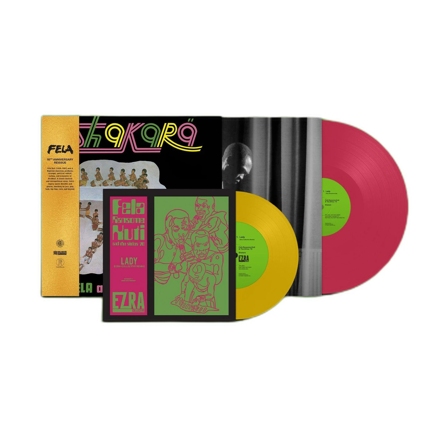 Fela Kuti Shakara (50th Anniversary) (Pink) Vinyl Record