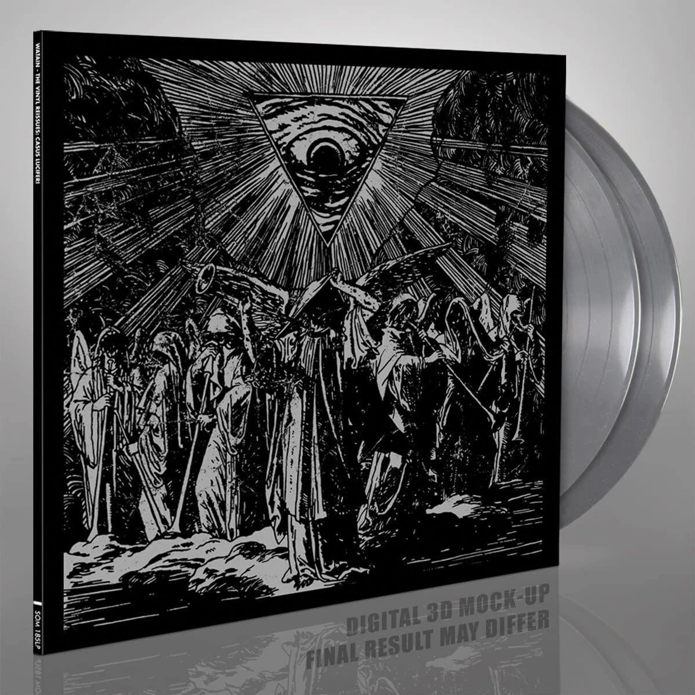 Watain CASUS LUCIFERI (LIMITED/SILVER VINYL/2LP) Vinyl Record