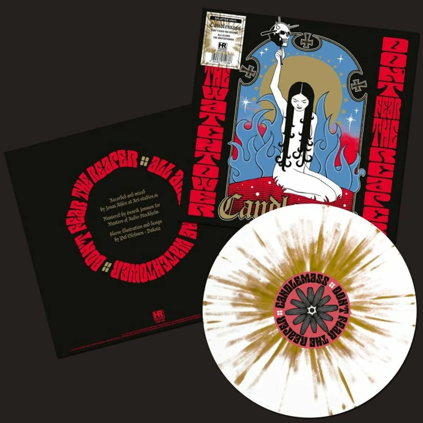 Candlemass Don't Fear The Reaper (Splatter White Gold) Vinyl Record