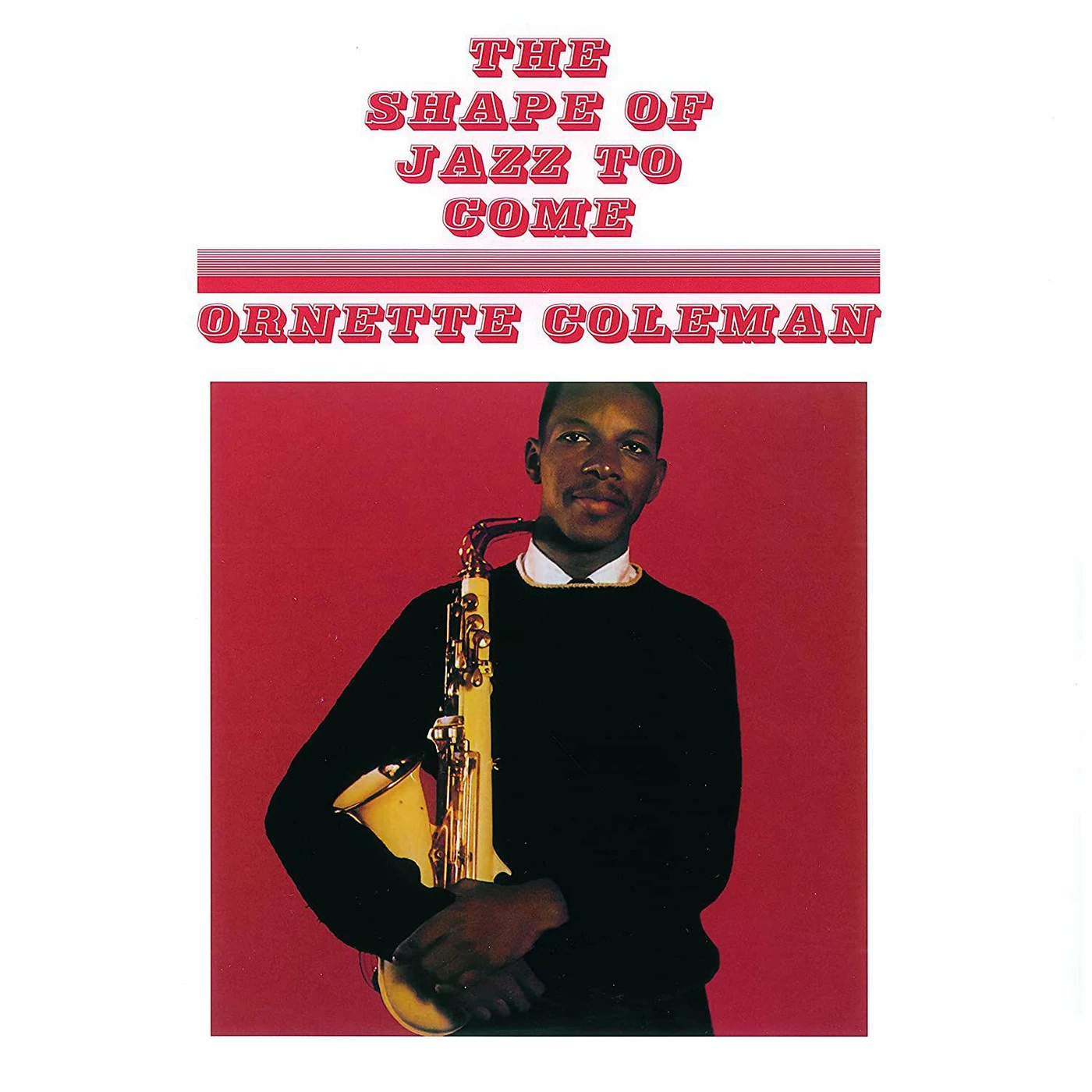 Ornette Coleman Shape Of Jazz To Come (Crystal Clear/Black Marble) Vinyl Record