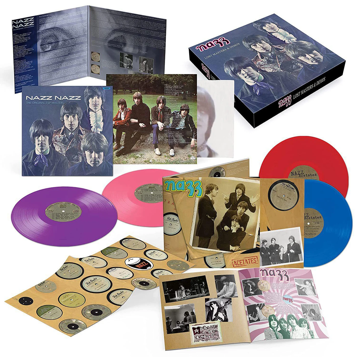 Nazz LOST MASTERS & DEMOS (COLOR VINYL/4LP) Vinyl Record