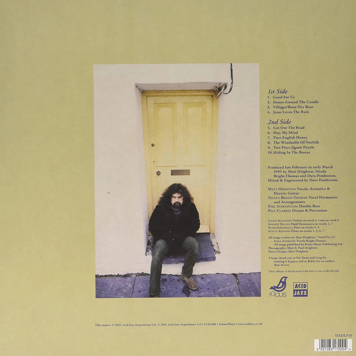 Matt Deighton VILLAGER Vinyl Record