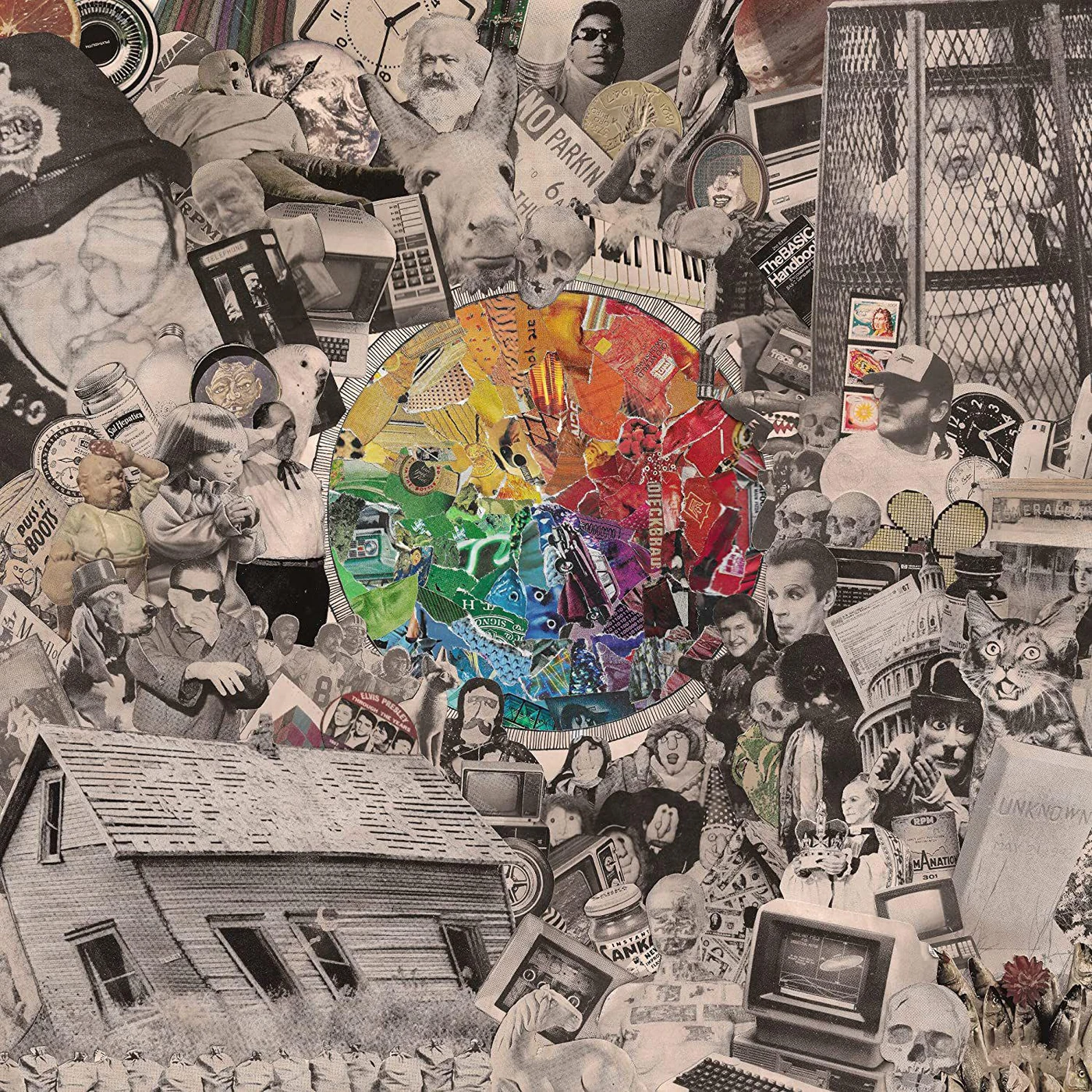 Dougie Poole Rainbow Wheel Of Death Vinyl Record