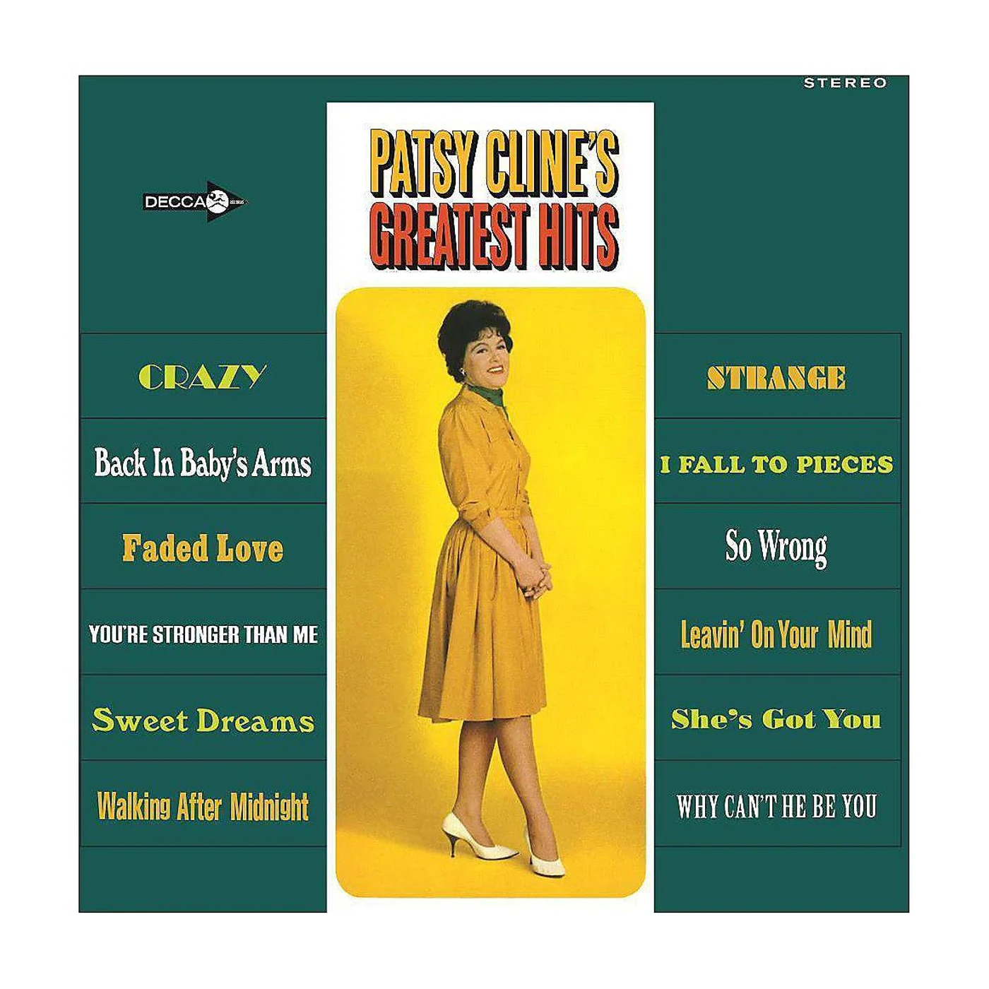 Patsy Cline GREATEST HITS (200G) Vinyl Record