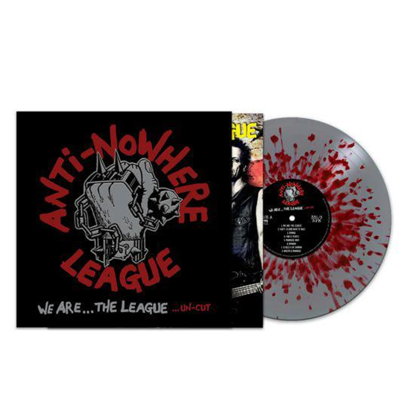 Anti-Nowhere League We Are The League (Splatter Silver, Red Vinyl Record)