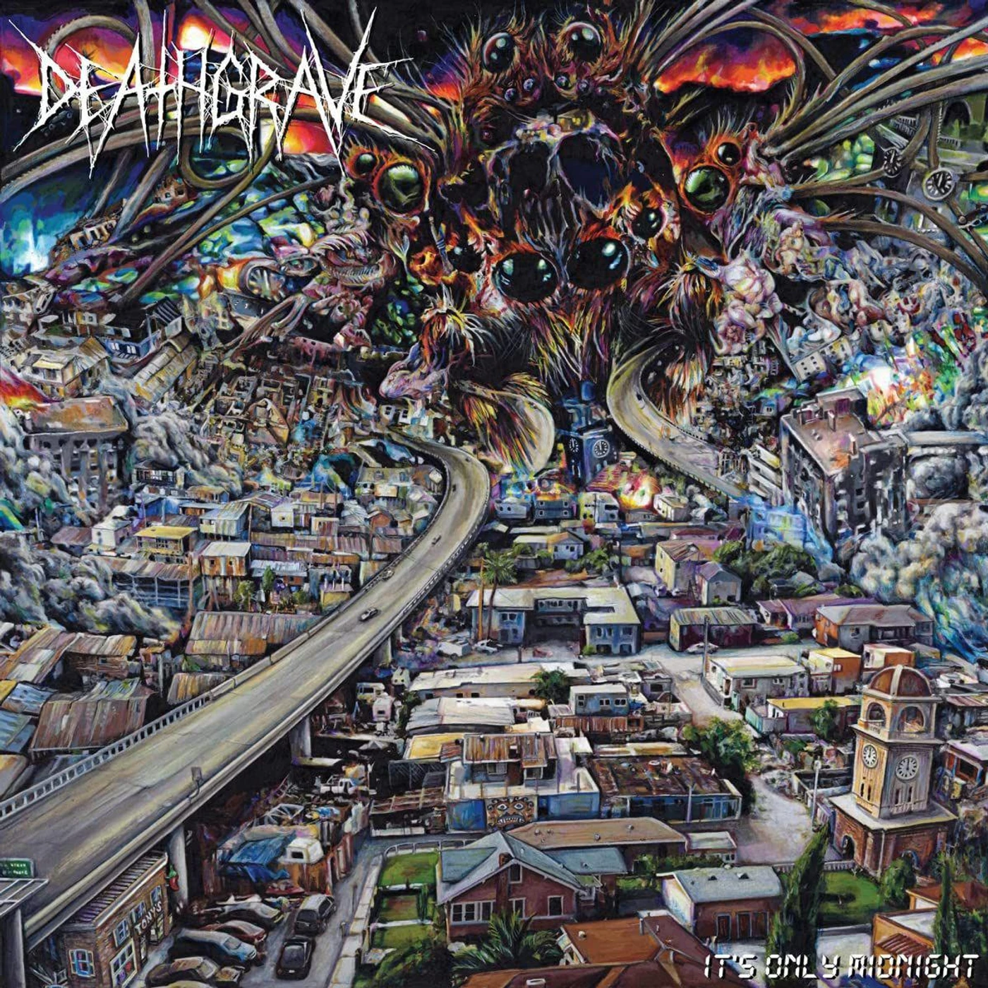 Deathgrave It's Only Midnight (Cloudy Blue) Vinyl Record