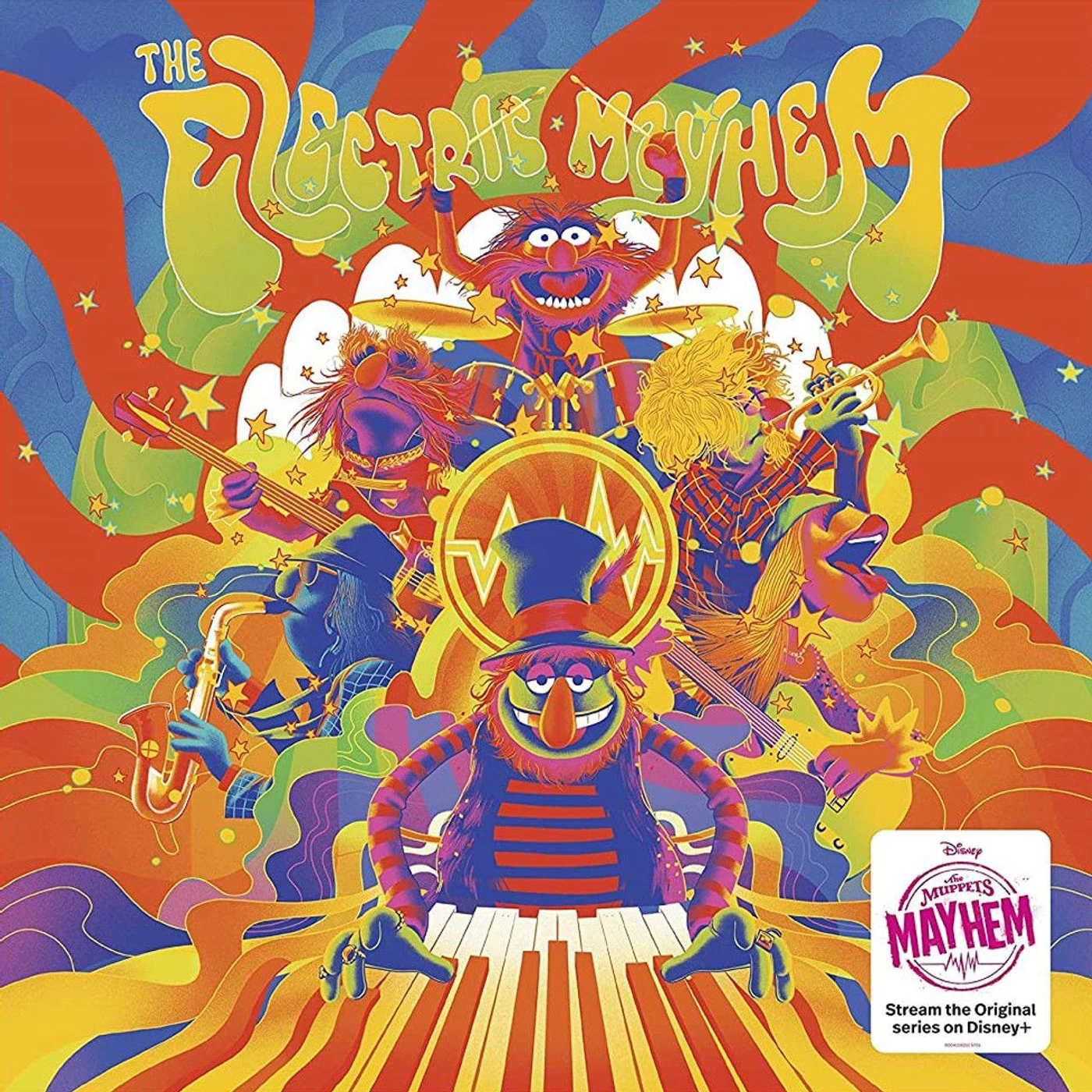 Dr. Teeth and The Electric Mayhem Electric Mayhem Original Soundtrack (Translucent Purple & Blue Swirl) Vinyl Record