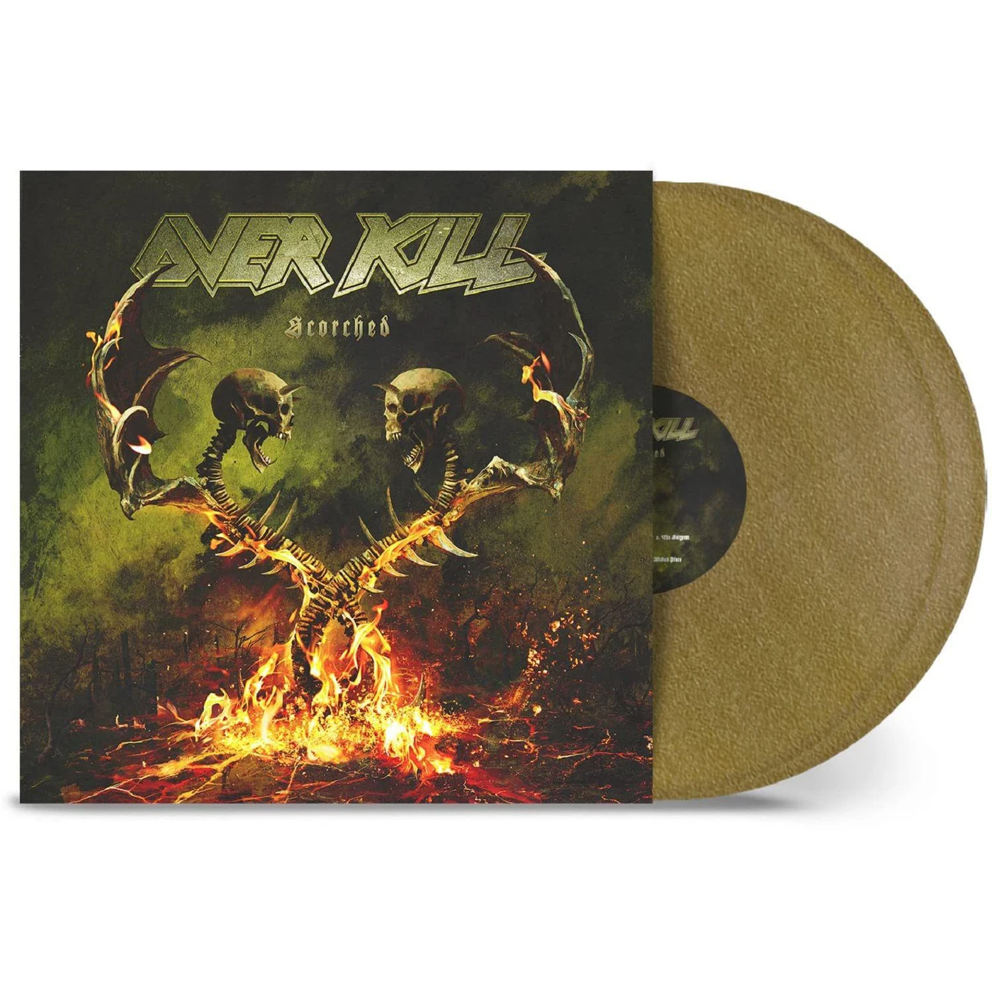 Overkill Scorched (Aztec Gold/2LP) Vinyl Record
