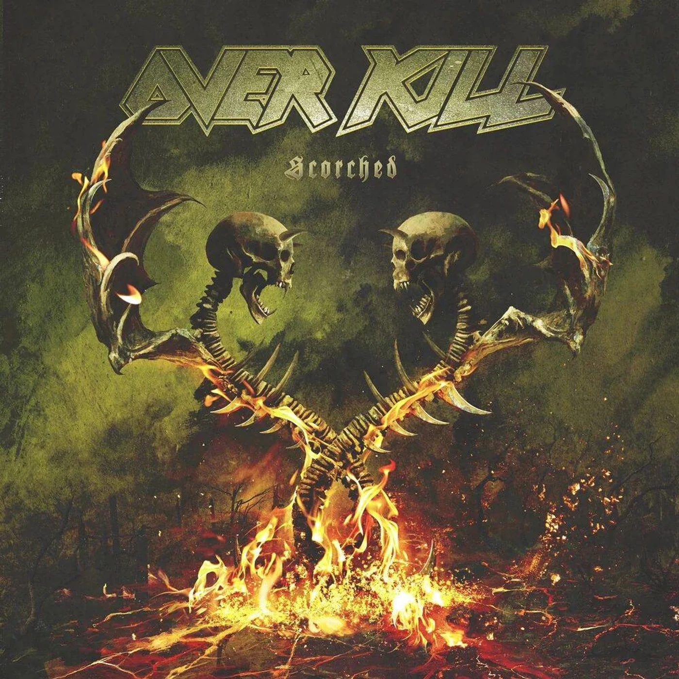 Overkill Scorched (Aztec Gold/2LP) Vinyl Record