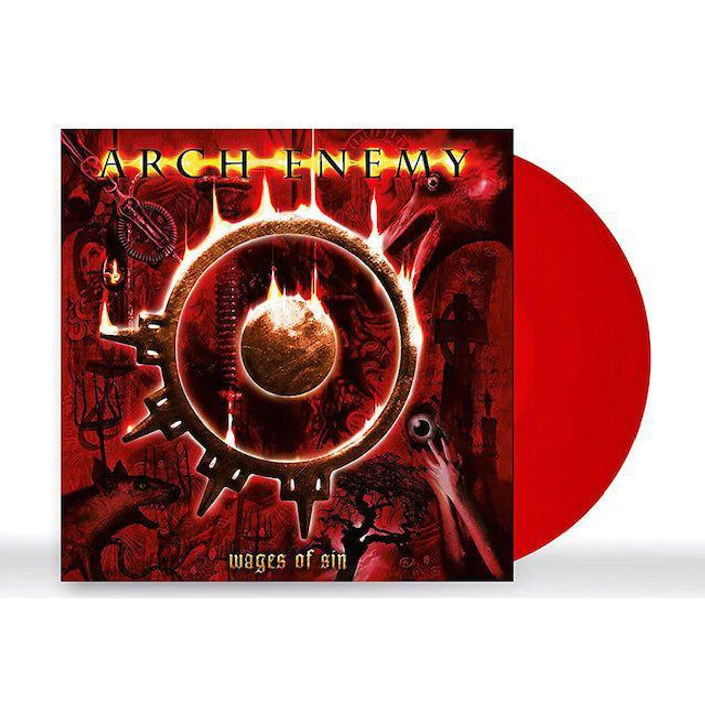 Arch Enemy Wages Of Sin (Transparent Red Vinyl Record)