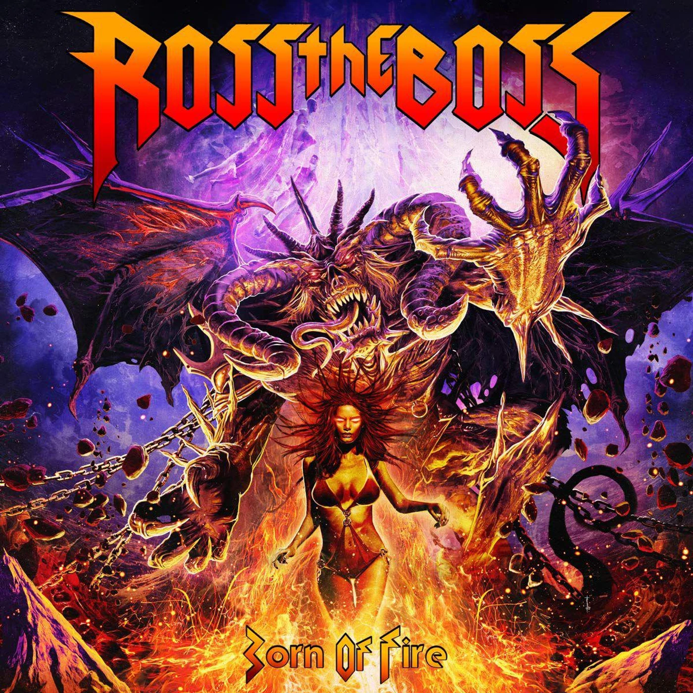 Ross The Boss Born Of Fire (Clear Yellow) Vinyl Record
