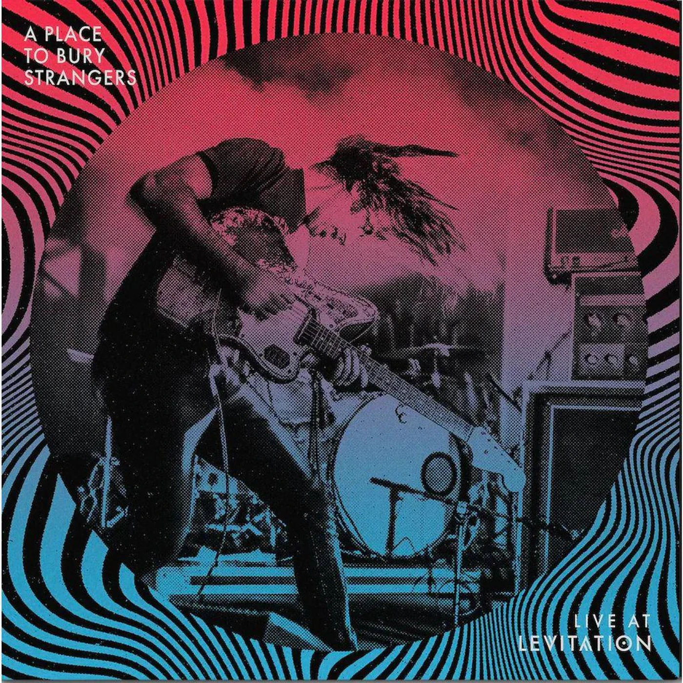 A Place To Bury Strangers Live At Levitation  (Clear W/ Neon Pink Splatter Vinyl Record) (I)
